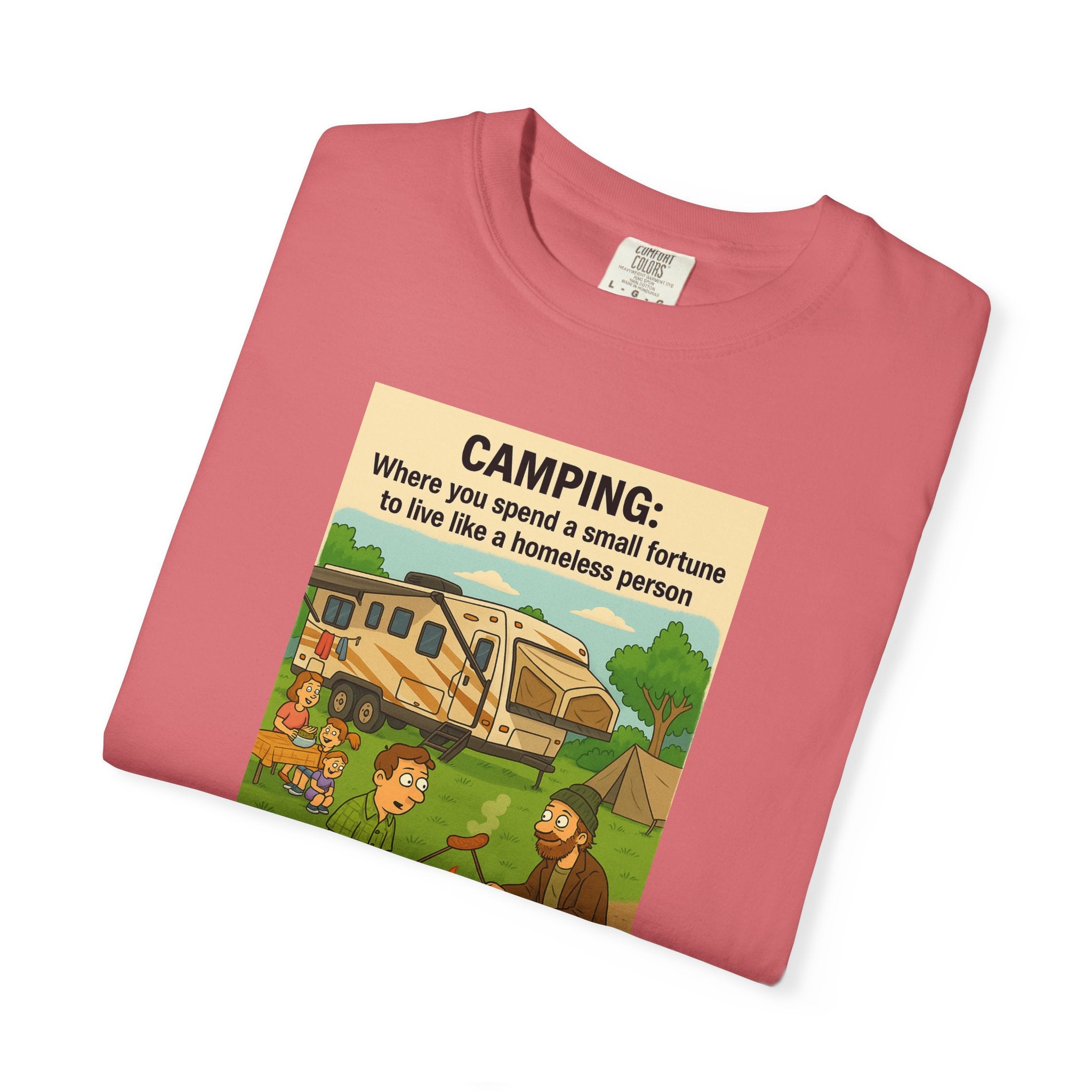Camping Humor T-Shirt, Unisex Graphic Tee, Adventure Gift, Outdoor Lover Apparel, Funny Camping Shirt