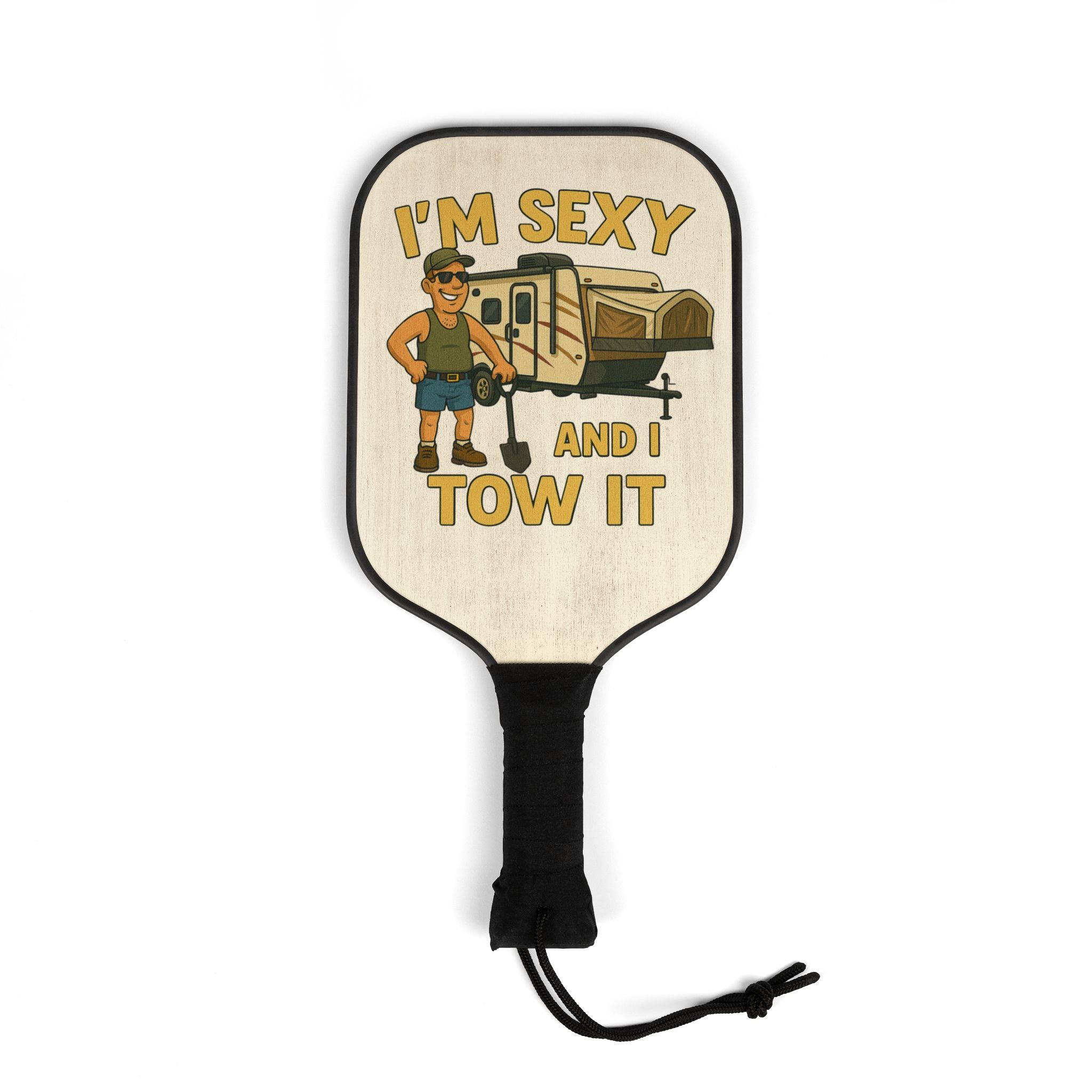 Pickleball Paddle Set with Humor, Fun Pickleball Gear, Perfect Gift for Pickleball Lovers, Sporty and Playful Recreation Set