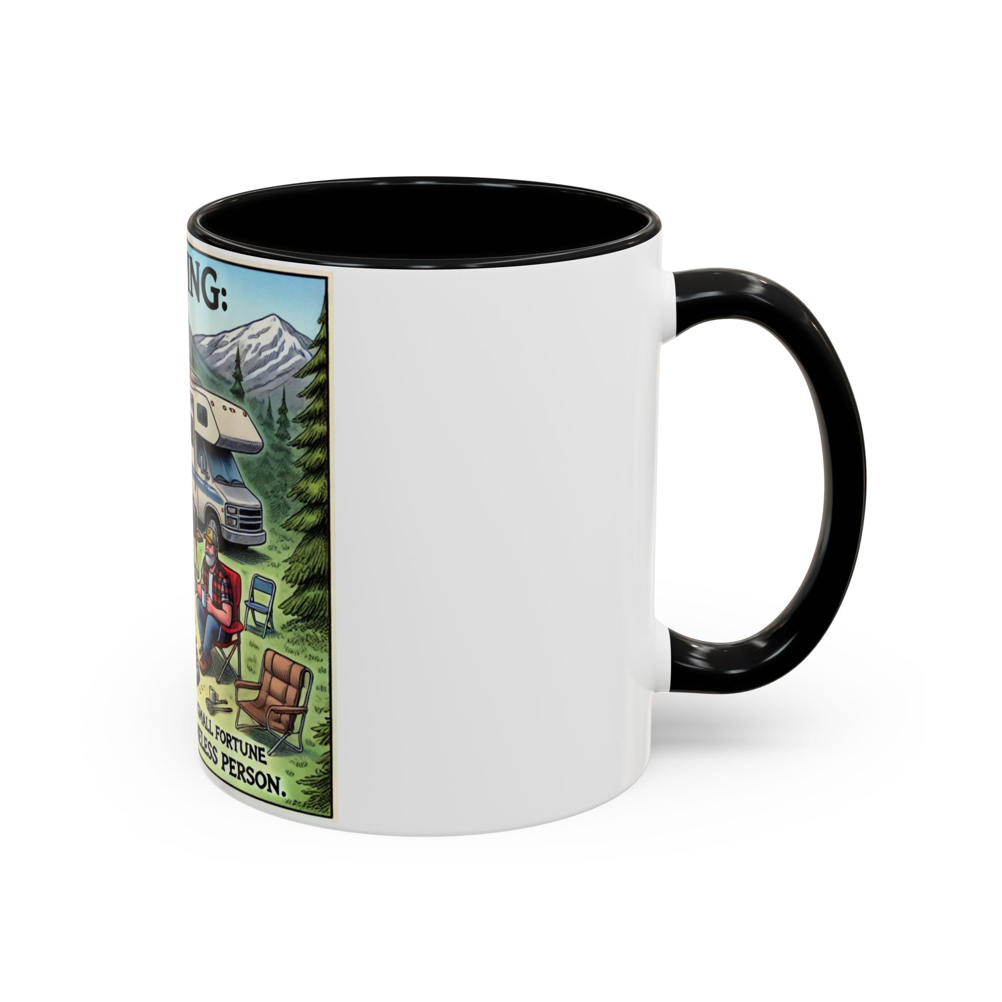 Mug - Camping Where You Spend a Small Fortune Coffee Mug (11, 15oz)