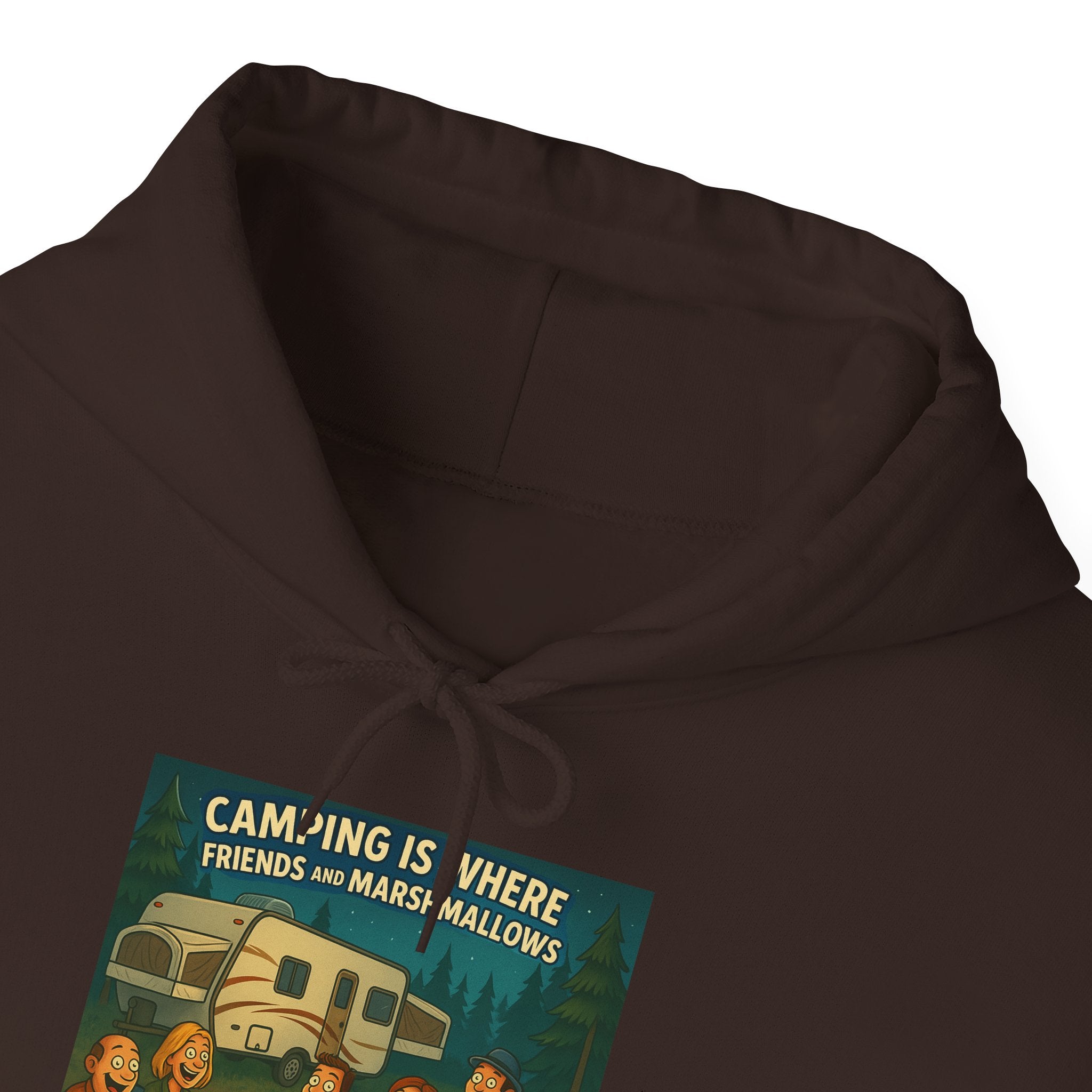 Vintage Camping Unisex Hooded Sweatshirt - Cozy Outdoor Lover Gift, Great for Campfire Nights, Adventure Apparel