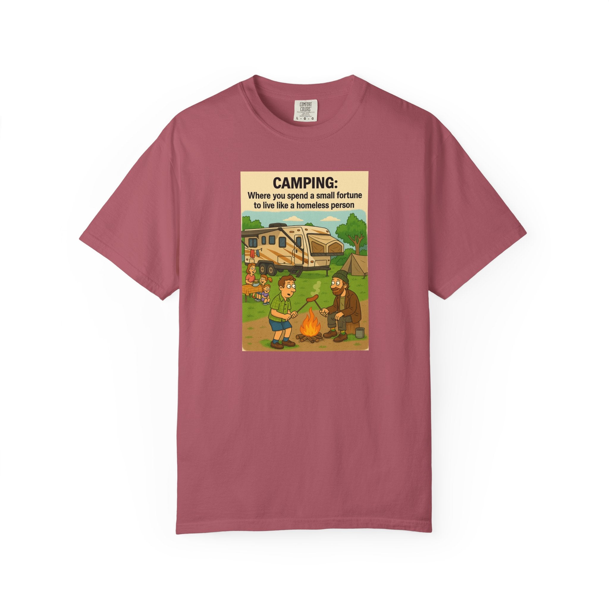 Camping Humor T-Shirt, Unisex Graphic Tee, Adventure Gift, Outdoor Lover Apparel, Funny Camping Shirt