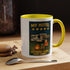 Camping-Themed Accent Coffee Mug | Perfect for RV Lovers, Campers, Travelers, Cozy Nights, Outdoor Adventures, Unique Gift Ideas
