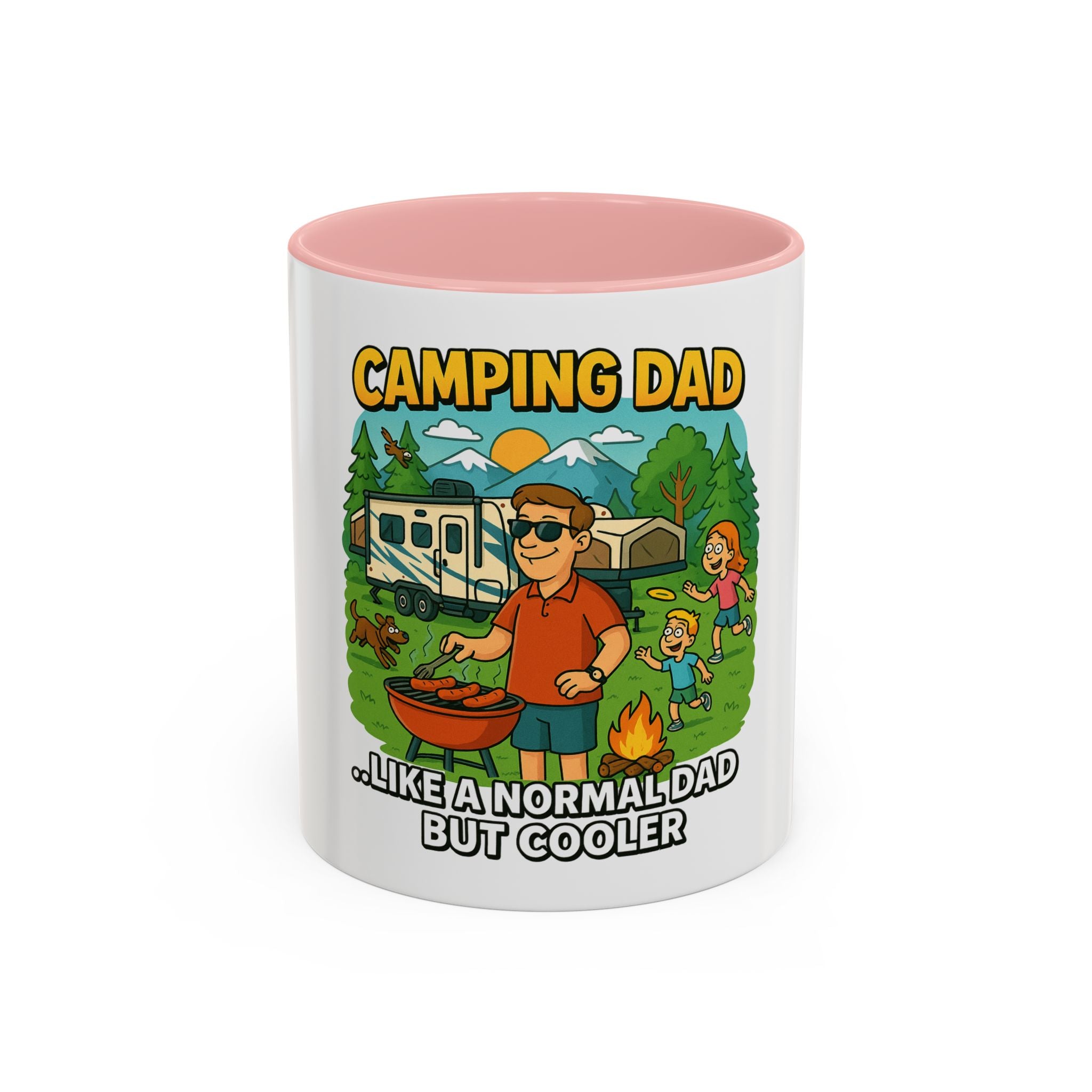 Cool Camping Dad Coffee Mug - Fun Outdoor Adventure Gift