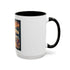 Mug - Home is where you park it Accent Coffee Mug (11, 15oz)