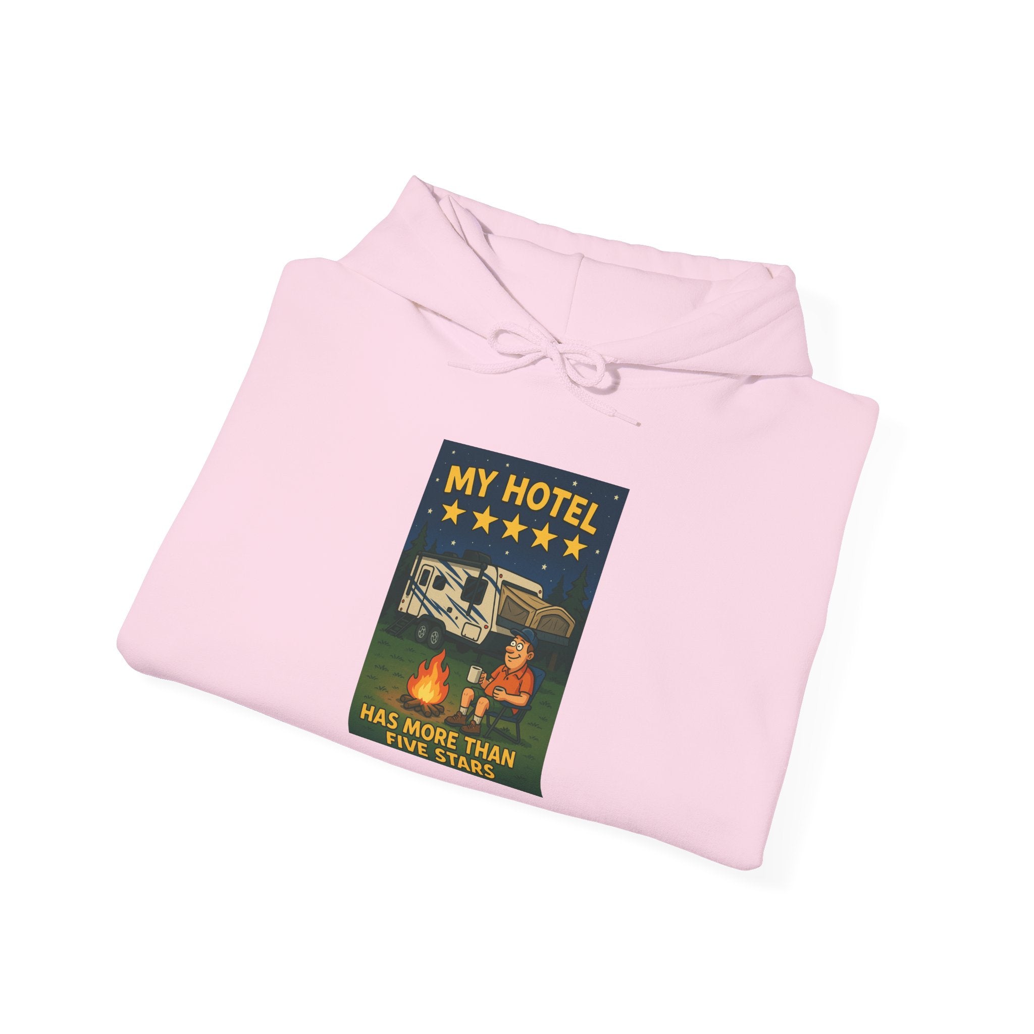 Cozy Camping Hoodie - My Hotel, Outdoor Adventure Apparel, Travel Gift, Nature Lovers Sweatshirt, Camping Gear