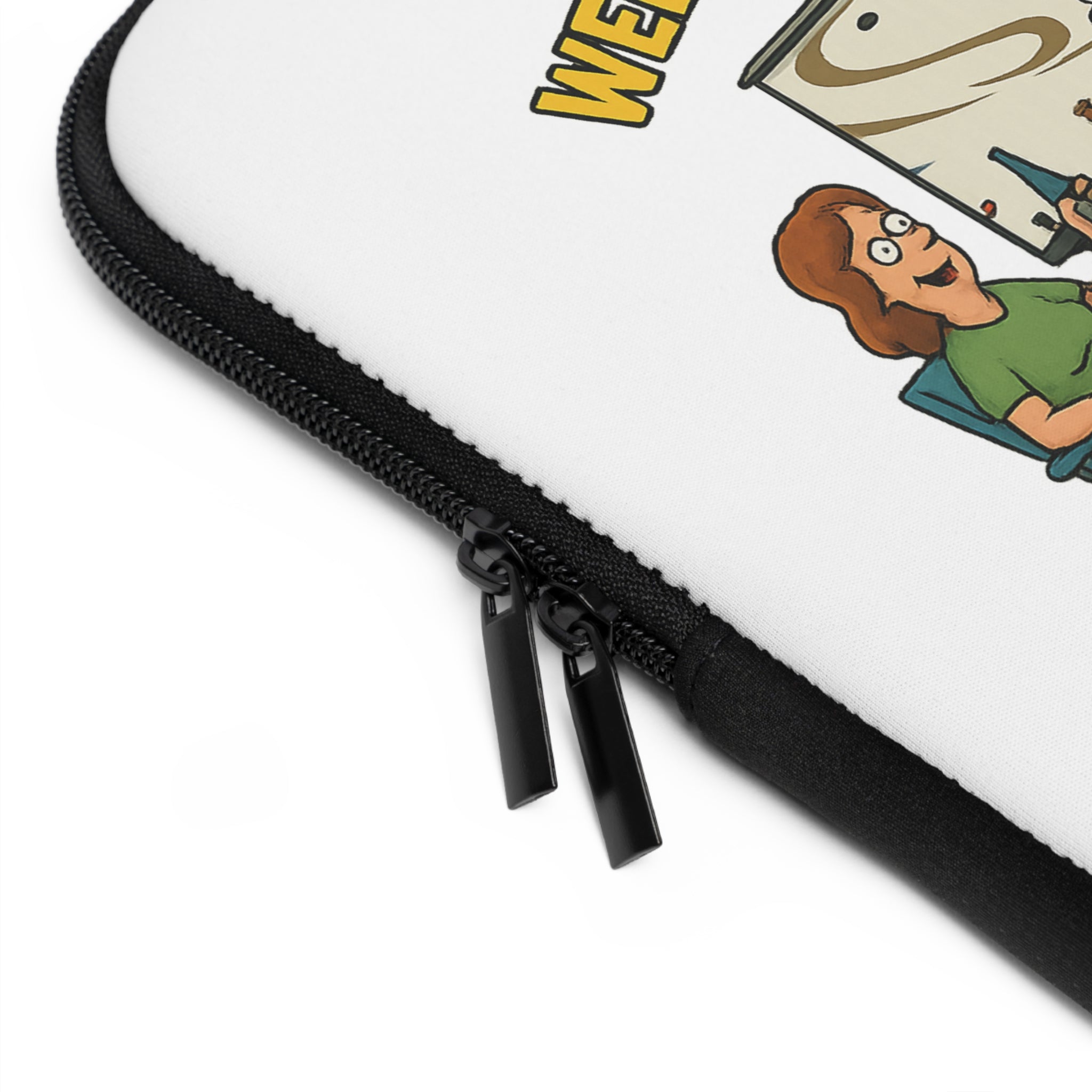 Funny Camping Laptop Sleeve - Welcome to Our Firepit, Outdoors Gift, Camping Accessories, Laptop Case, Personalized Tech Sleeve