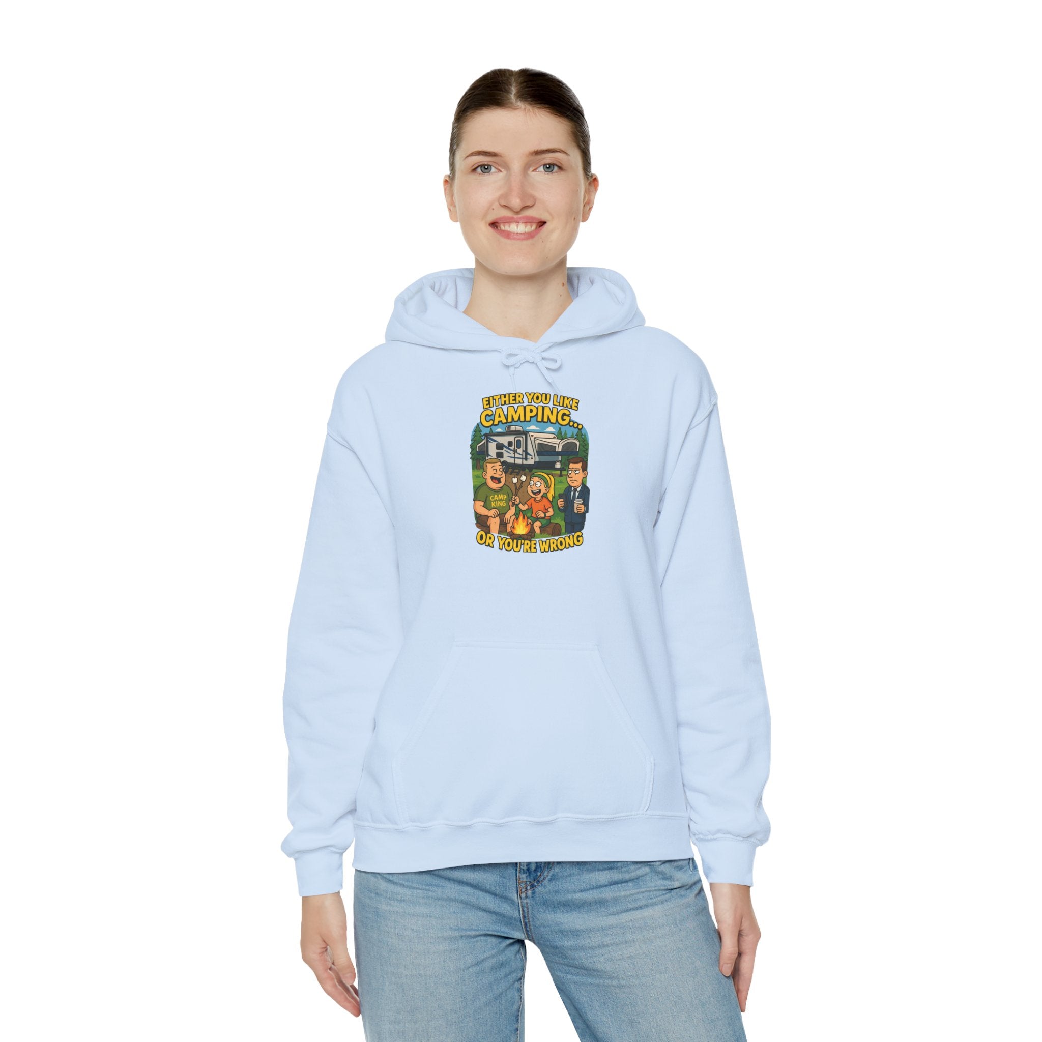 Camping Adventure Unisex Heavy Blend™ Hooded Sweatshirt