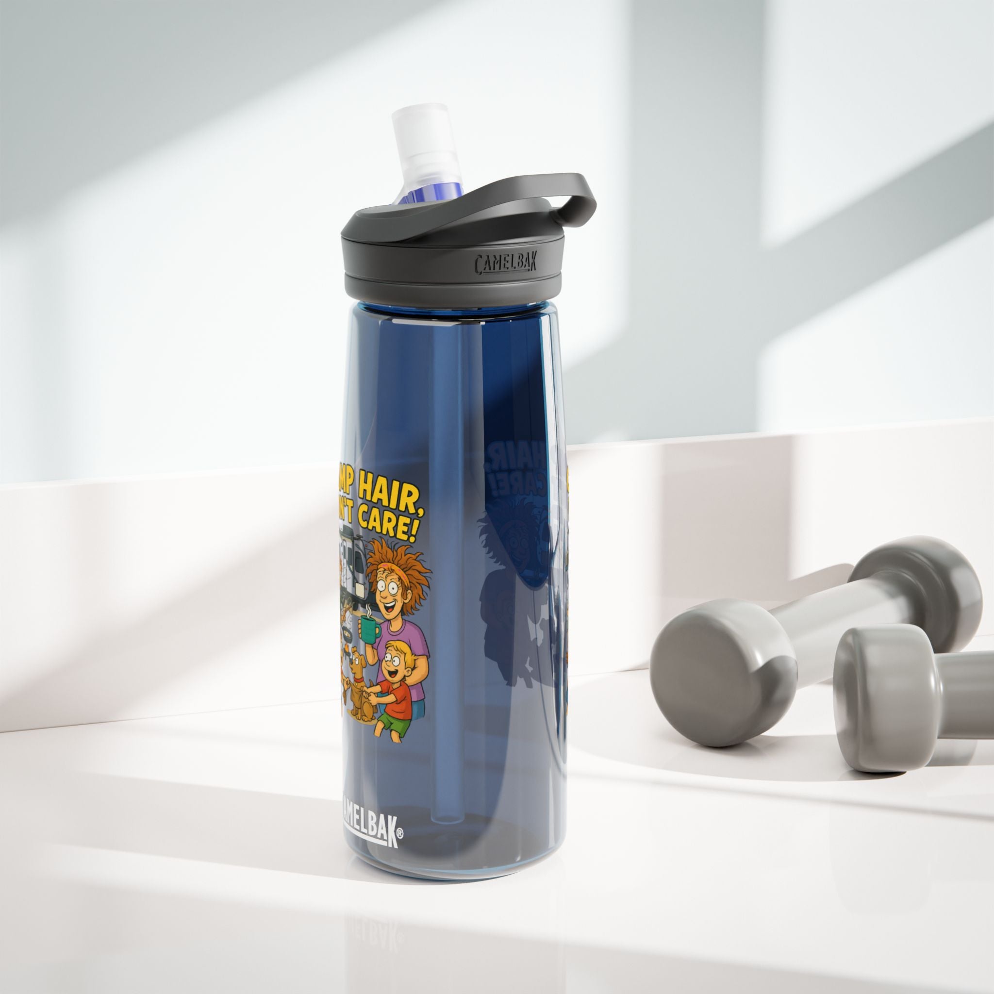 Fun Cartoon Water Bottle, BPA-Free Flask for Outdoor Adventures, Gift for Kids, Hydro Flask for Campers, Ideal for Travel & Exercise