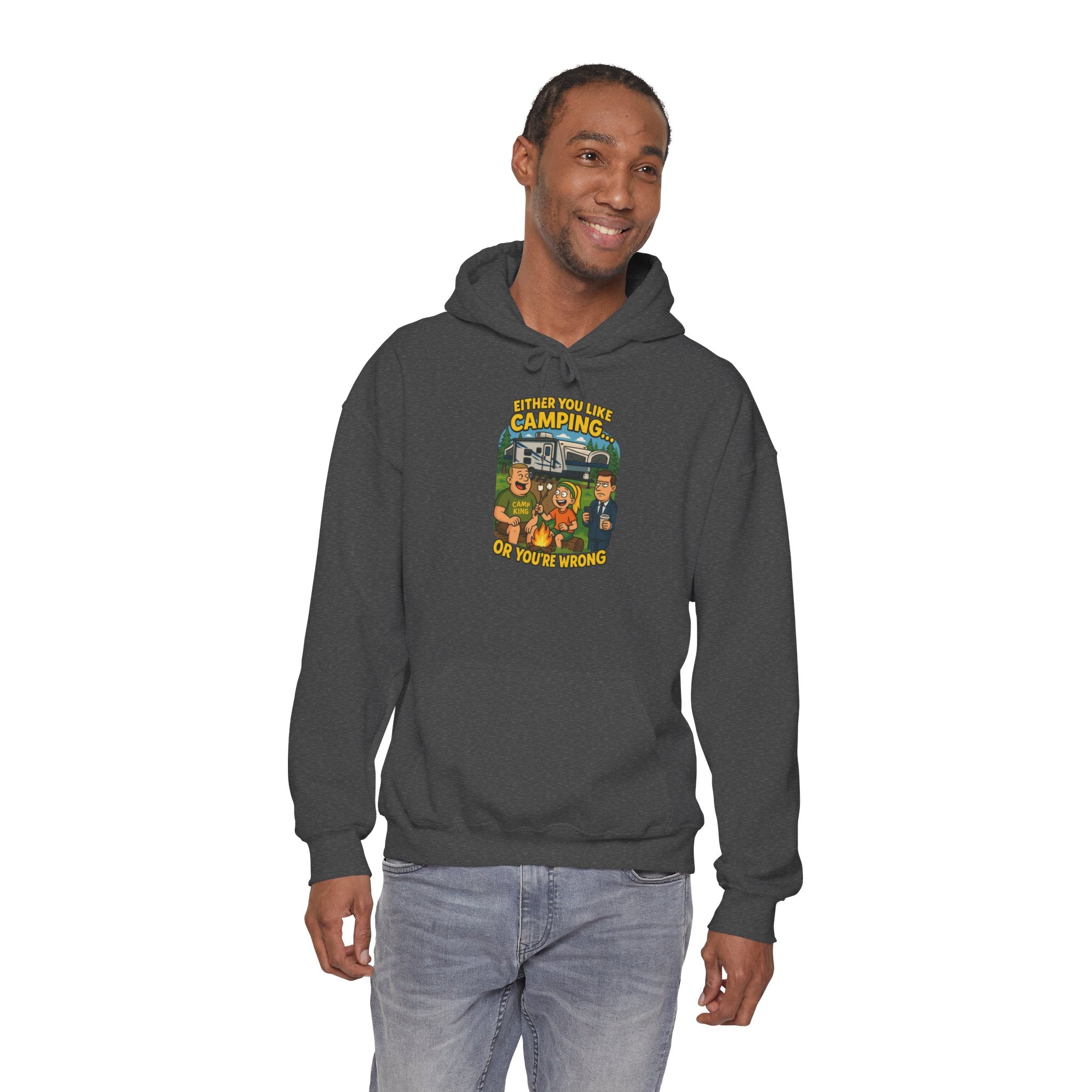 Camping Adventure Unisex Heavy Blend™ Hooded Sweatshirt