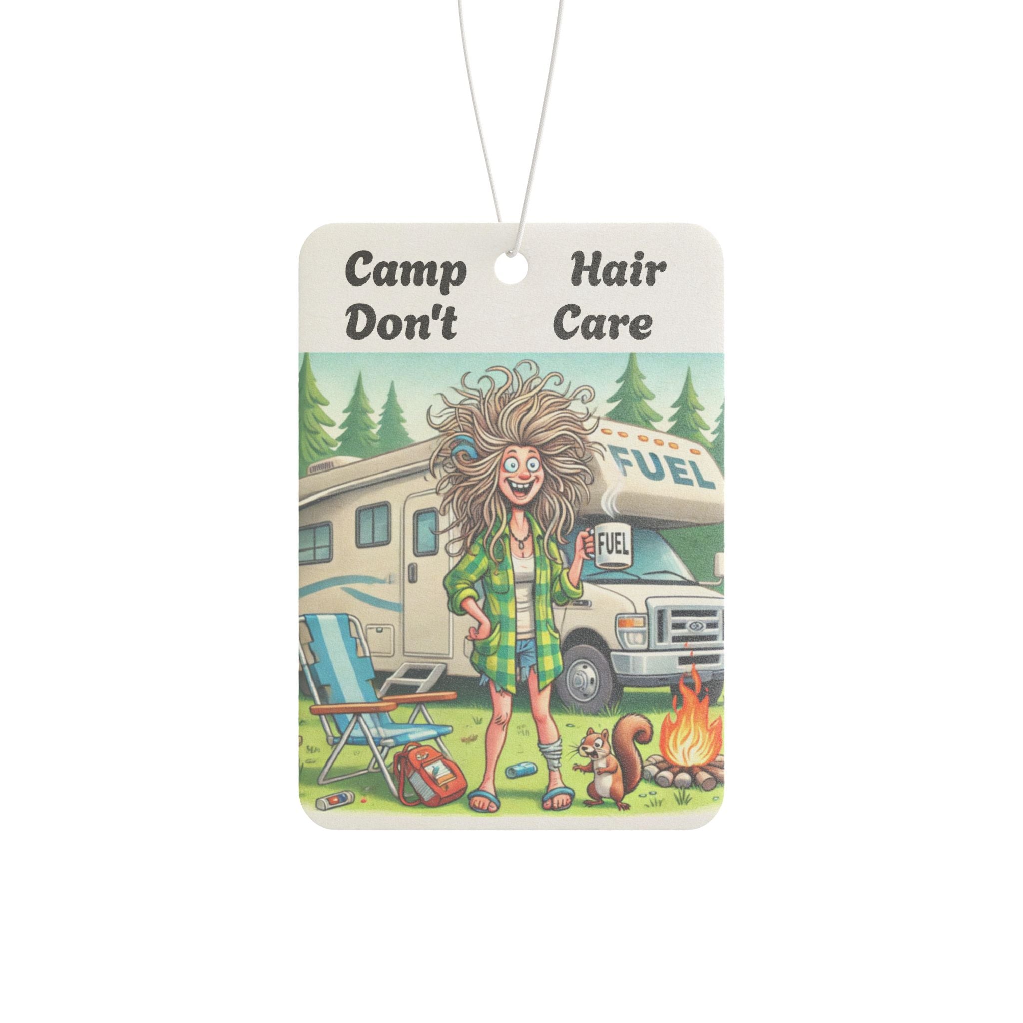 Car Air Freshener - Camp Hair, Don't Care