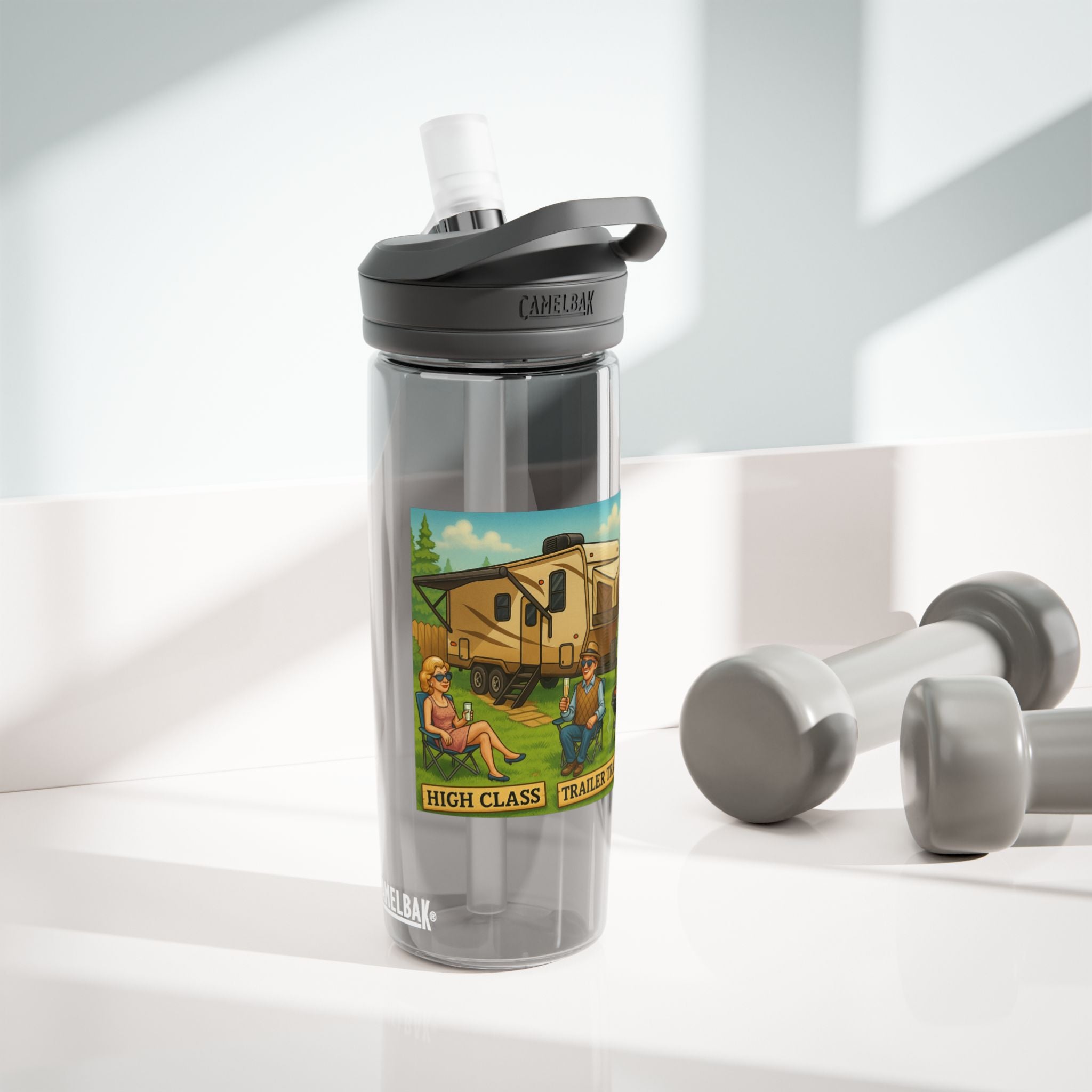 High Class Trailer Trash Water Bottle
