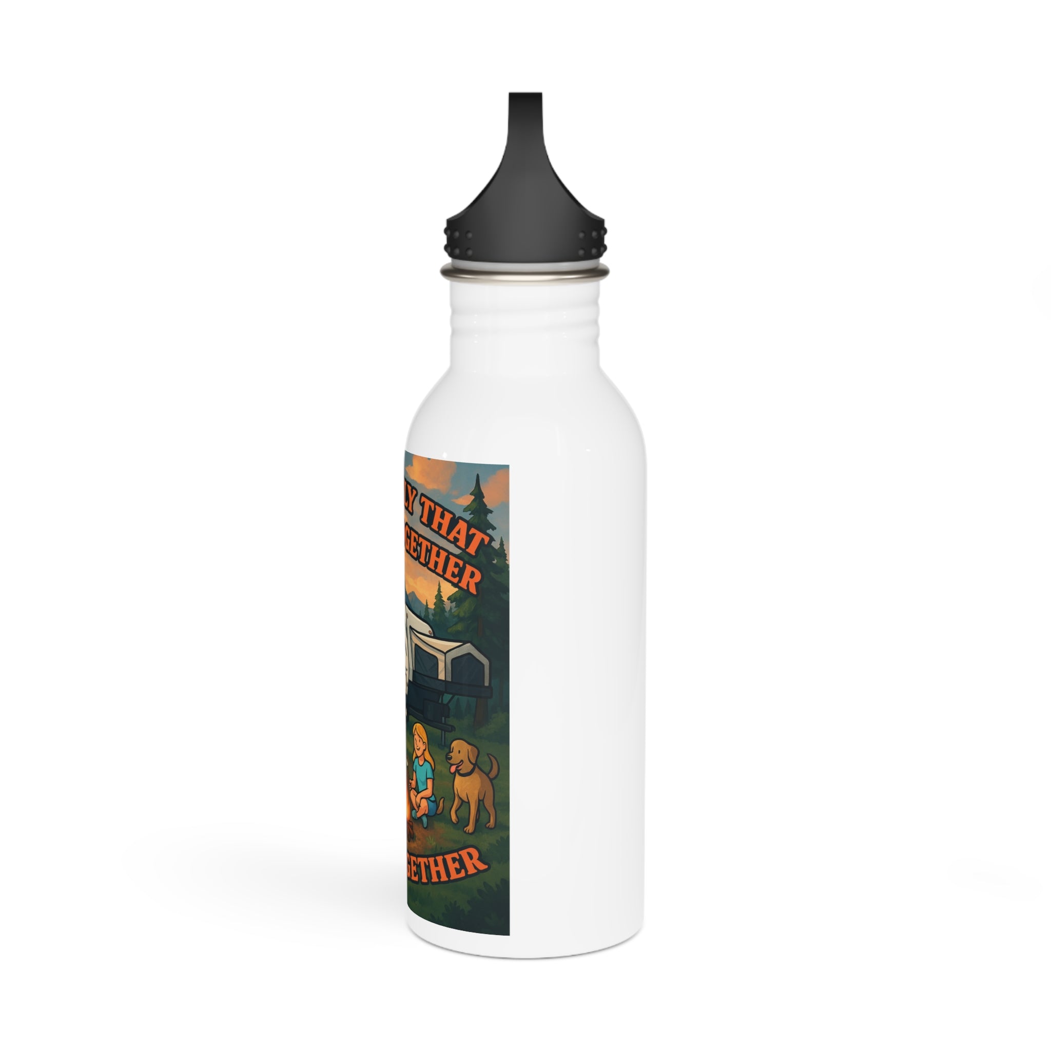 Family Camping Stainless Steel Water Bottle, Outdoor Adventure Hydration, Gift for Campers, Family Reunion, Travel Mugs