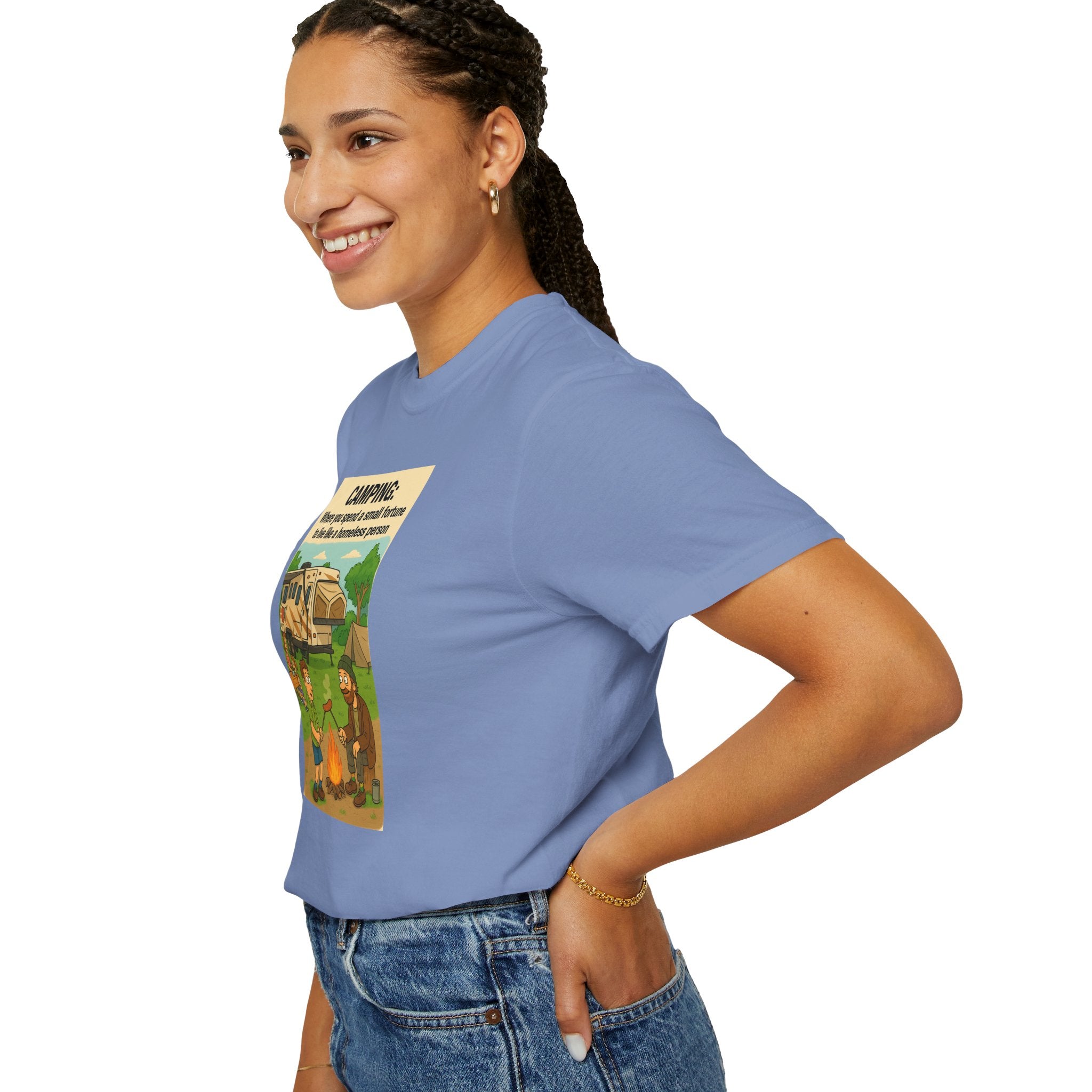 Camping Humor T-Shirt, Unisex Graphic Tee, Adventure Gift, Outdoor Lover Apparel, Funny Camping Shirt