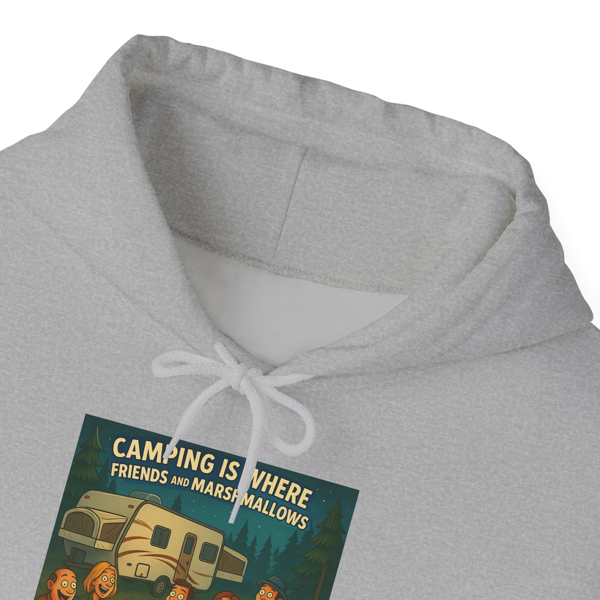 Vintage Camping Unisex Hooded Sweatshirt - Cozy Outdoor Lover Gift, Great for Campfire Nights, Adventure Apparel