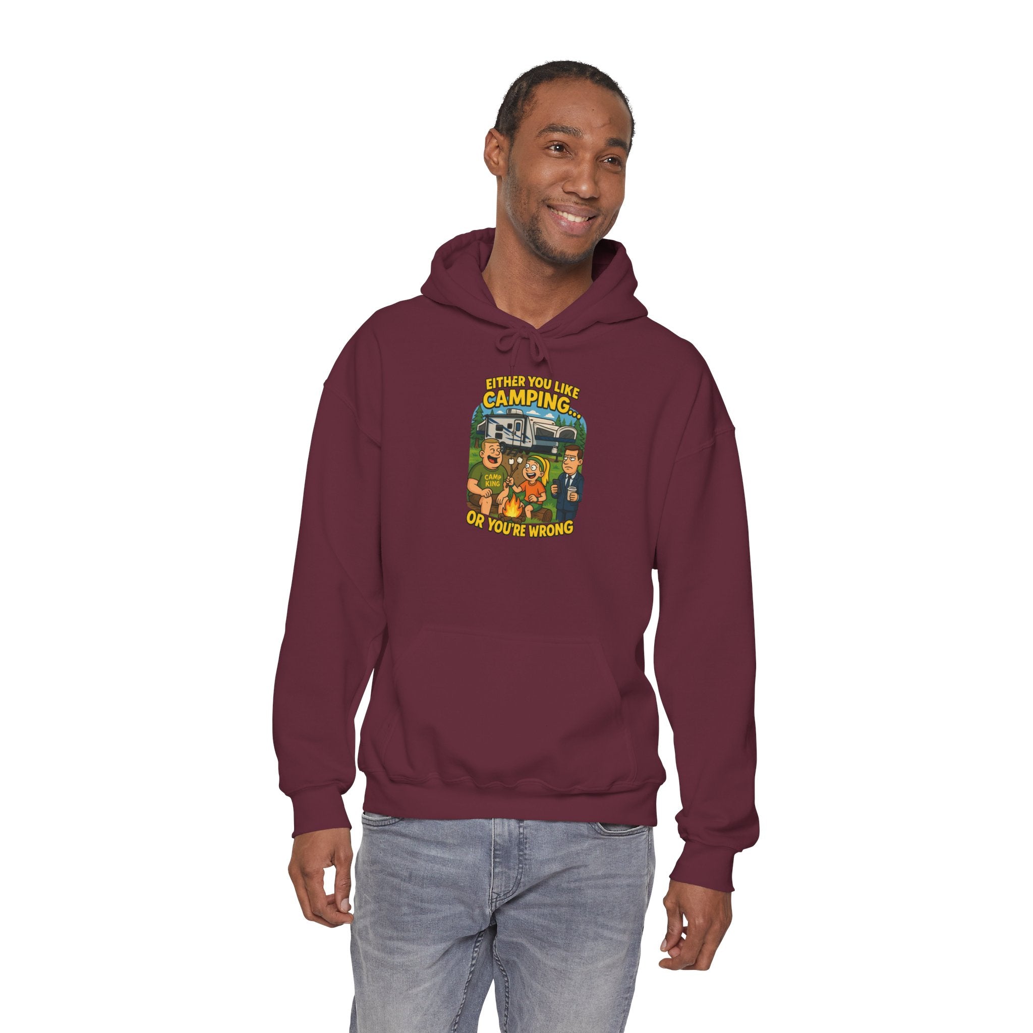 Camping Adventure Unisex Heavy Blend™ Hooded Sweatshirt