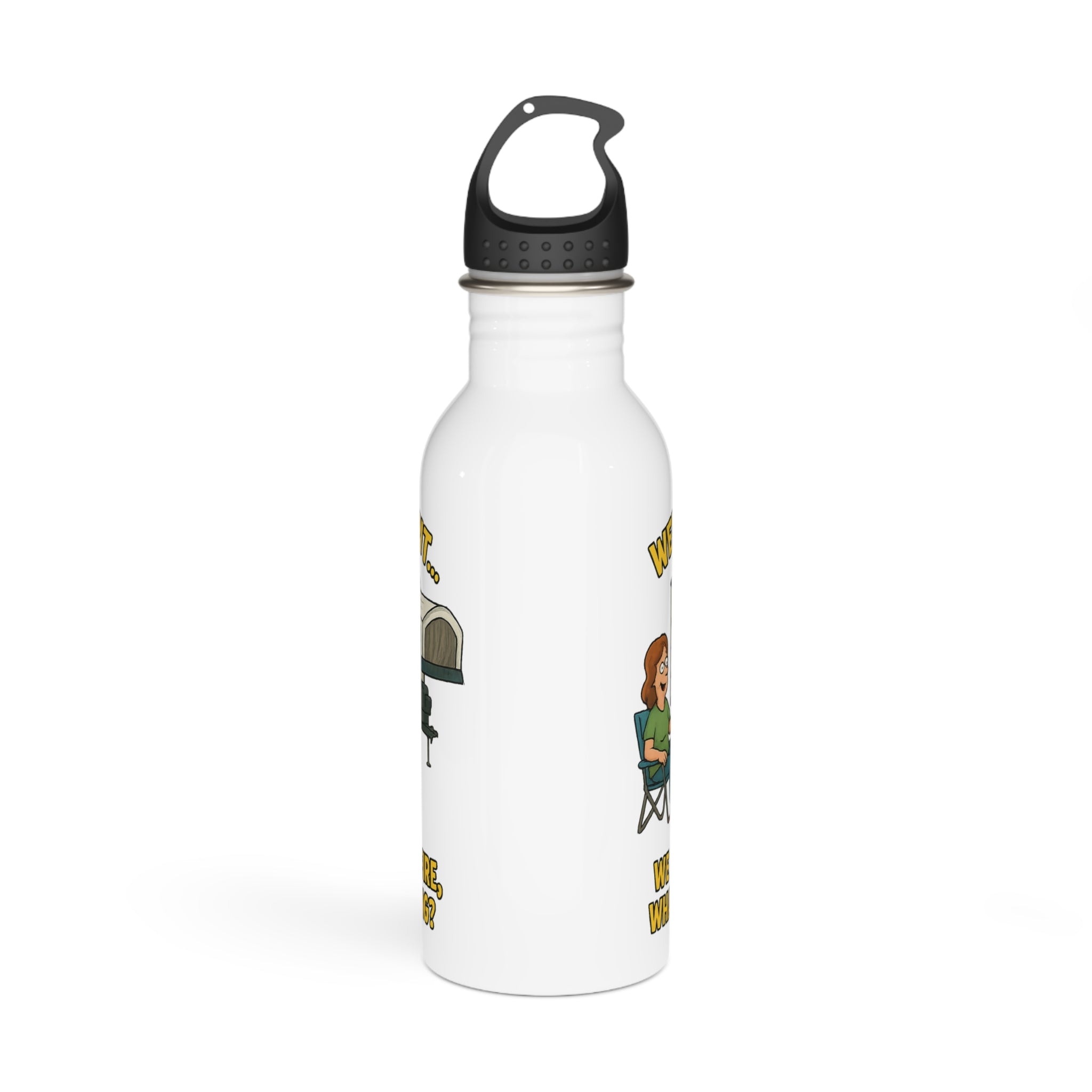 Funny Camping Water Bottle | Unique Outdoor Gift | Stainless Steel Water Bottle | Funny Camping Accessory, Adventure Gear, Outdoor [...]