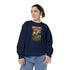 Cozy Unisex Garment-Dyed Sweatshirt with Retro Design, Perfect for Relaxing, Gift for Friends, Casual Wear, Fall Fashion, Warm Layer