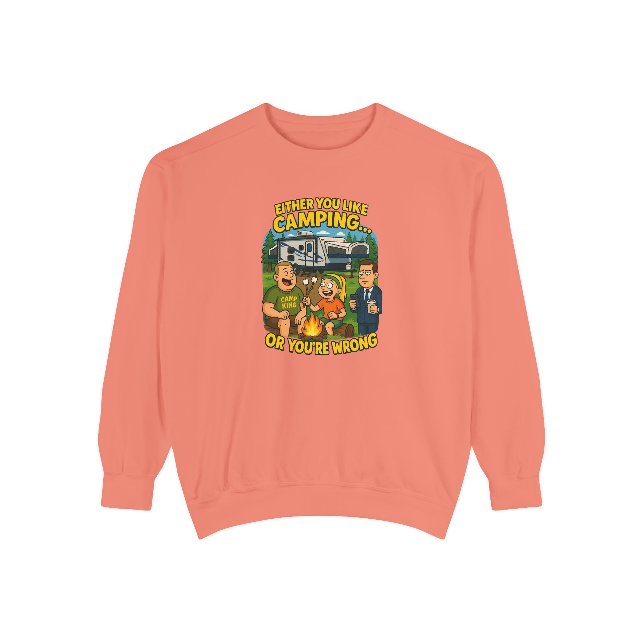 Camping Adventure Sweatshirt - Perfect for Outdoor Lovers