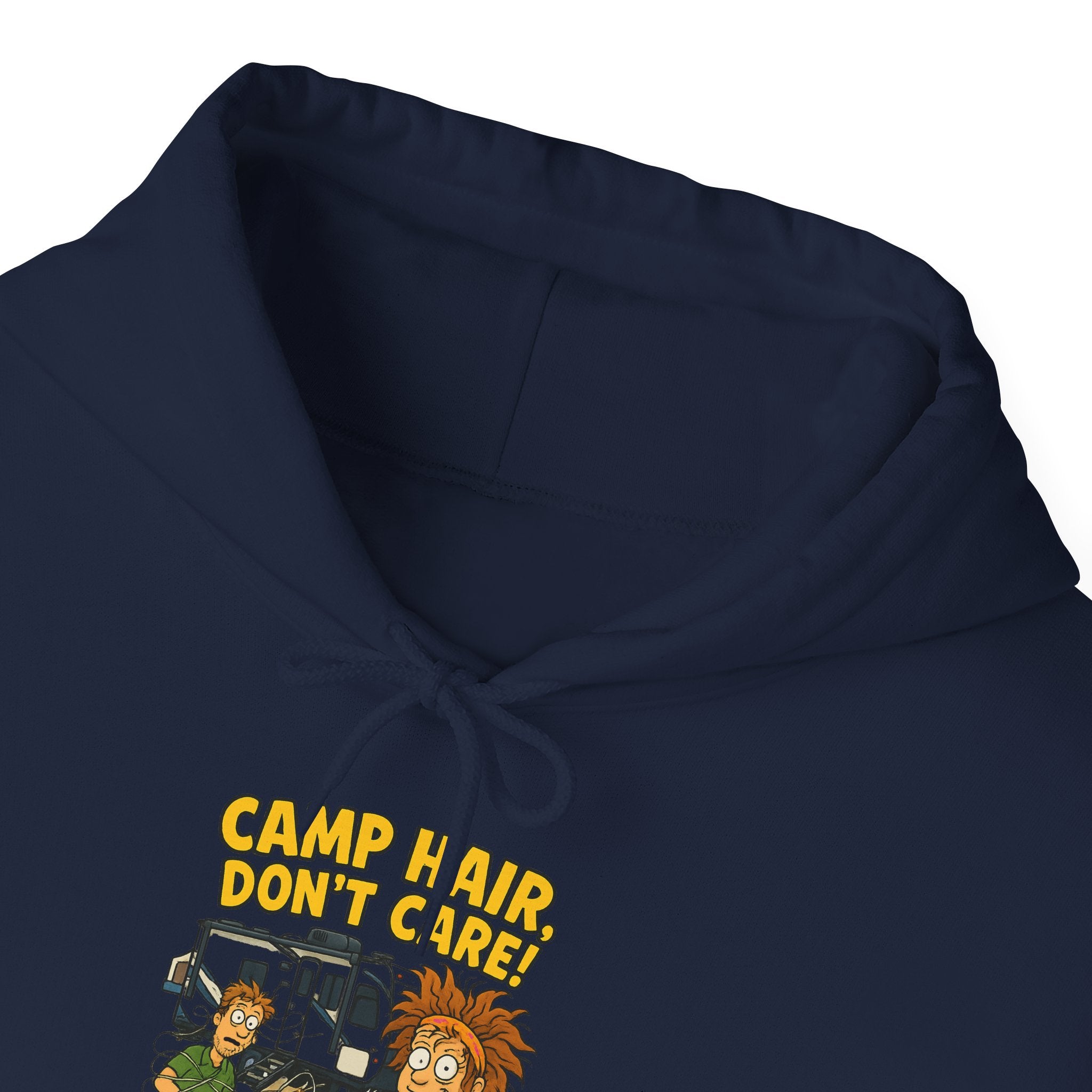 Camp Vibes Unisex Hooded Sweatshirt - Cozy, Funny Gift, Summer Nights, Outdoor Adventure, Camping Apparel