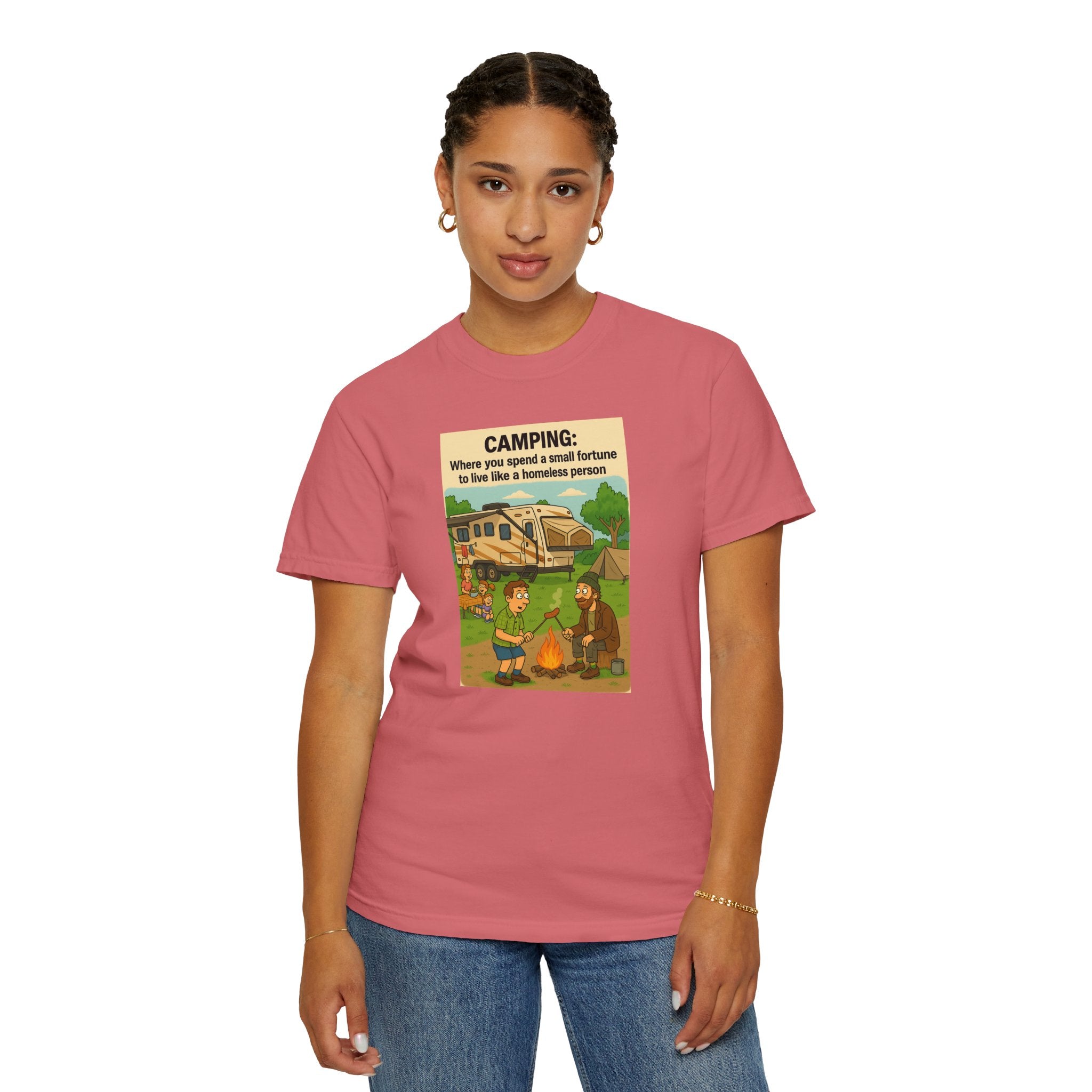 Camping Humor T-Shirt, Unisex Graphic Tee, Adventure Gift, Outdoor Lover Apparel, Funny Camping Shirt