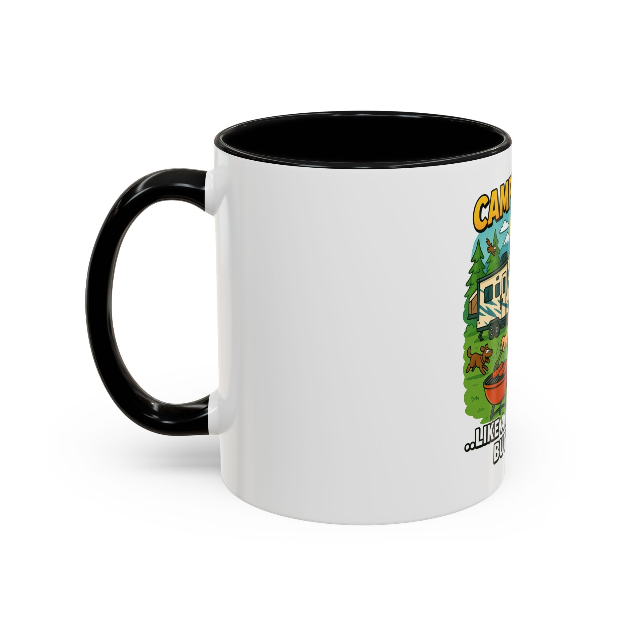 Cool Camping Dad Coffee Mug - Fun Outdoor Adventure Gift