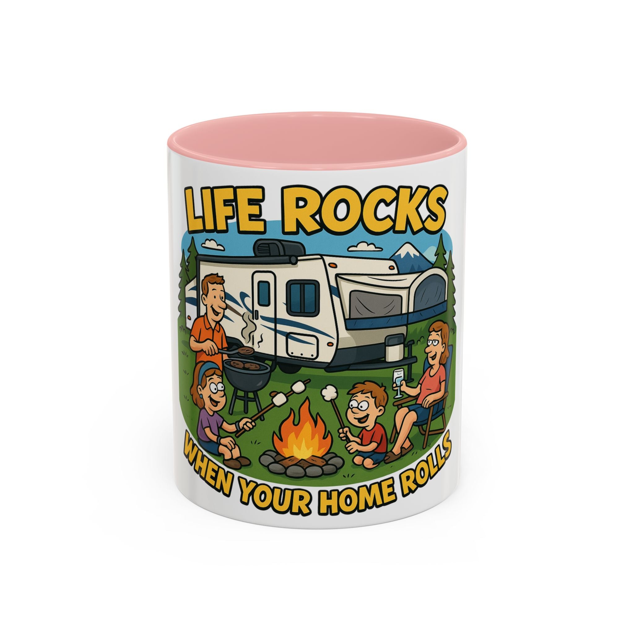 Camping Life Coffee Mug - Adventure Lover Gift, RV Travel Mug, Cozy Campfire Vibes, Perfect for Outdoor Enthusiasts, Gift for Dad