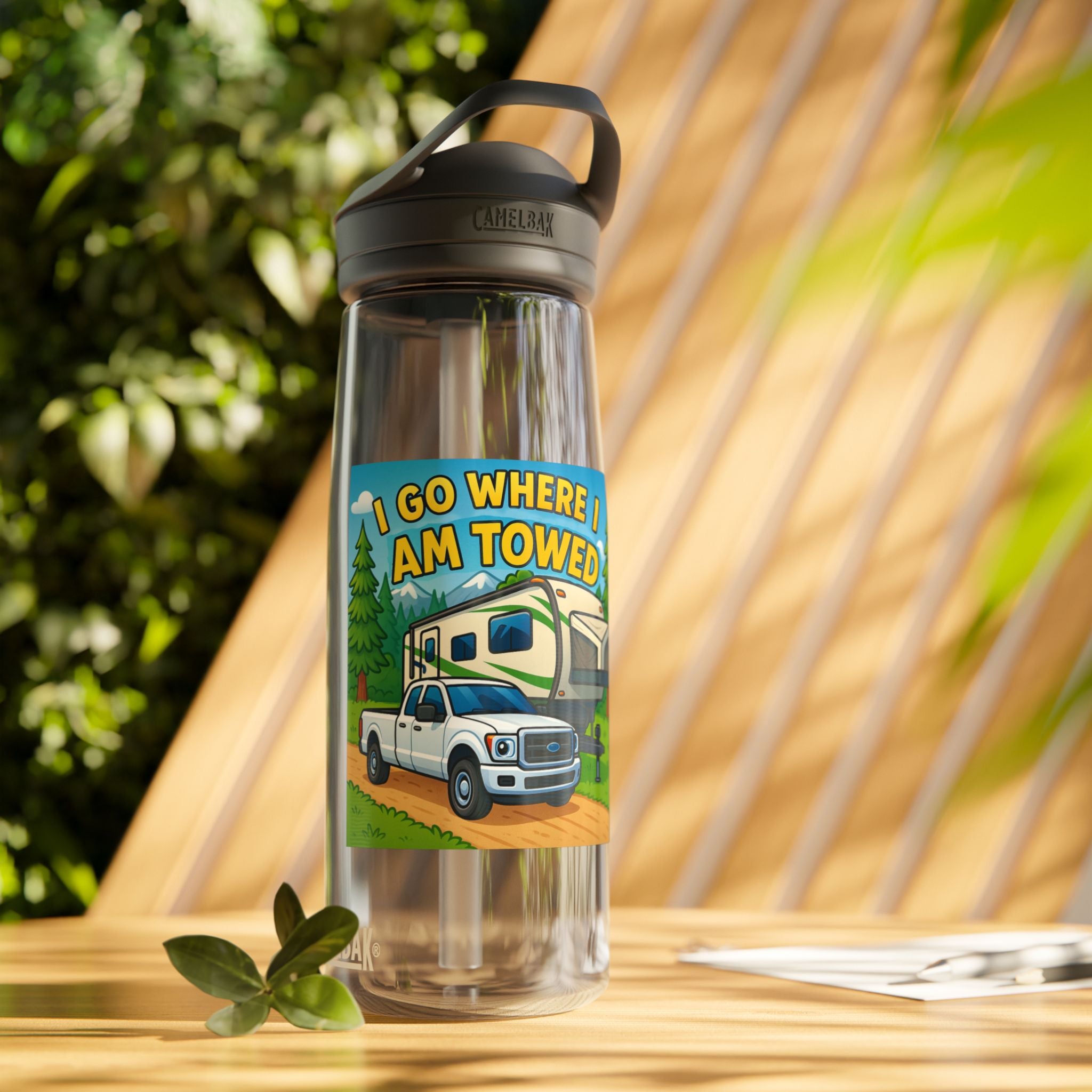 Adventure Water Bottle, Camping Hydration Bottle, RV Water Bottle, Outdoor Gear, Gifts for Campers