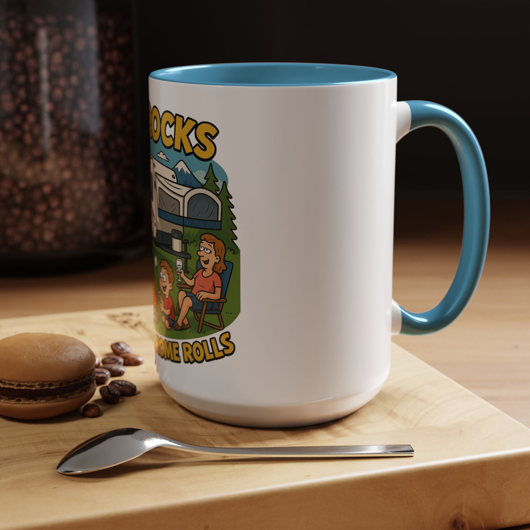 Camping Life Coffee Mug - Adventure Lover Gift, RV Travel Mug, Cozy Campfire Vibes, Perfect for Outdoor Enthusiasts, Gift for Dad