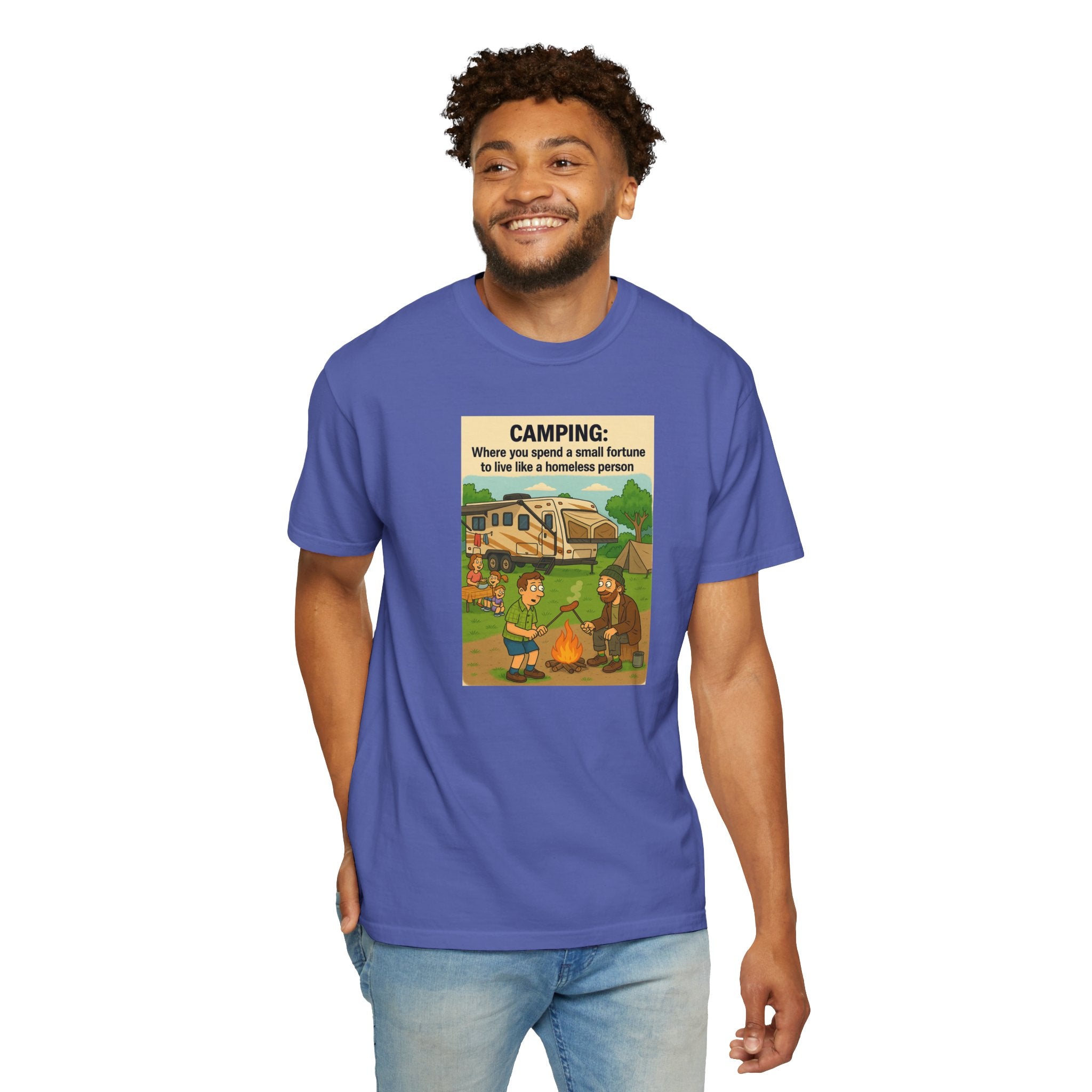 Camping Humor T-Shirt, Unisex Graphic Tee, Adventure Gift, Outdoor Lover Apparel, Funny Camping Shirt