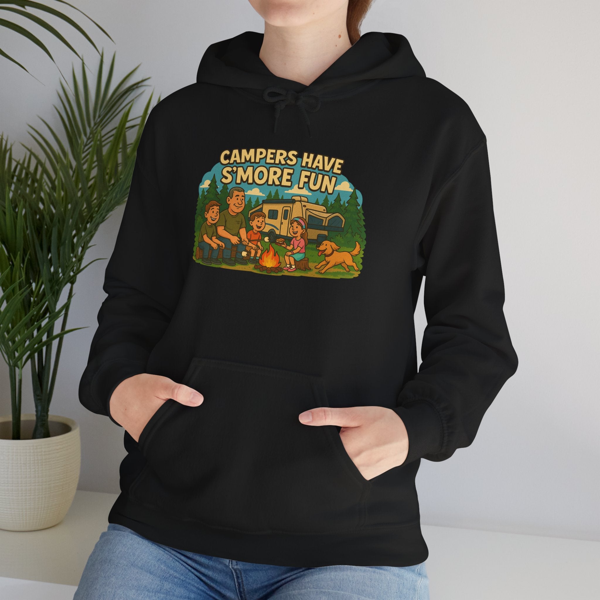 Campfire Vibes Hoodie - Perfect for Outdoor Lovers, Camping Trips, Nature Adventures, Gift for Campers, Cozy Hooded Sweatshirt