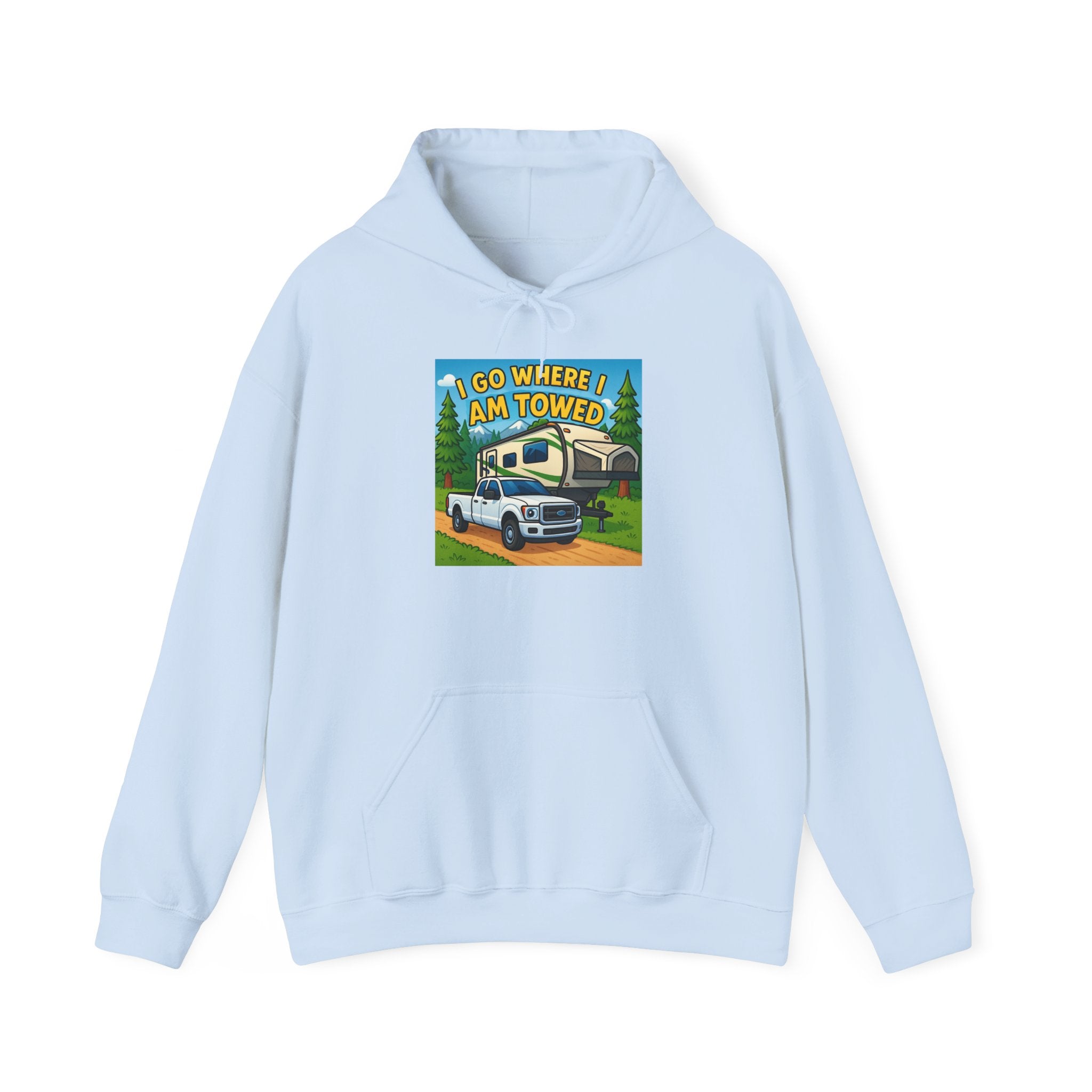 Adventure-Themed Hooded Sweatshirt - Perfect for Travel Enthusiasts, Camper Gifts, Cozy Outings, Outdoor Activities, Road Trip Essentials