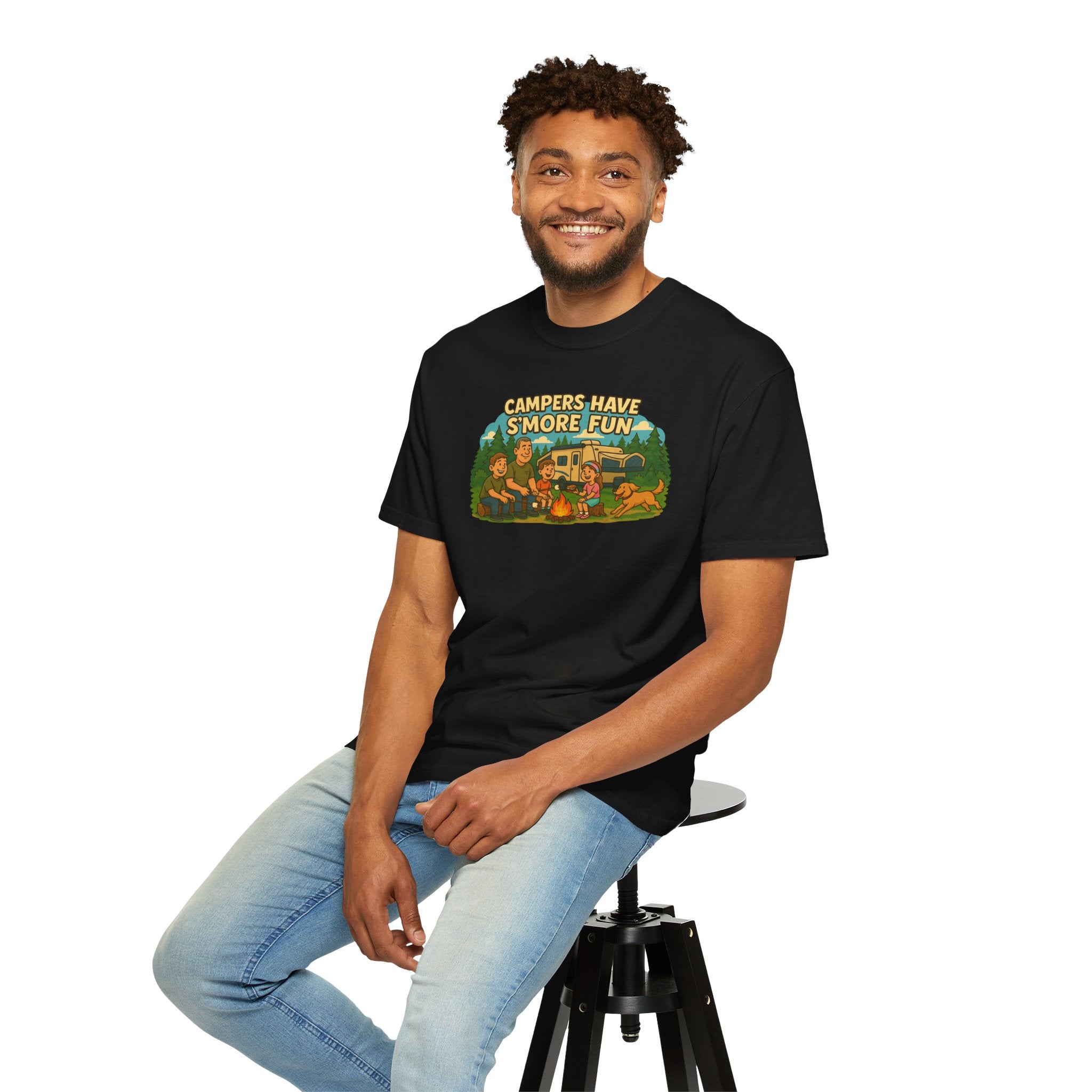Camping T-Shirt for Outdoor Lovers, Perfect Gift for Campers, Adventure Tee, Vacation Shirt, Summer Fun Merchandise
