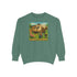 Vintage-Inspired Unisex Sweatshirt with 'High Class Trail Trash' Design