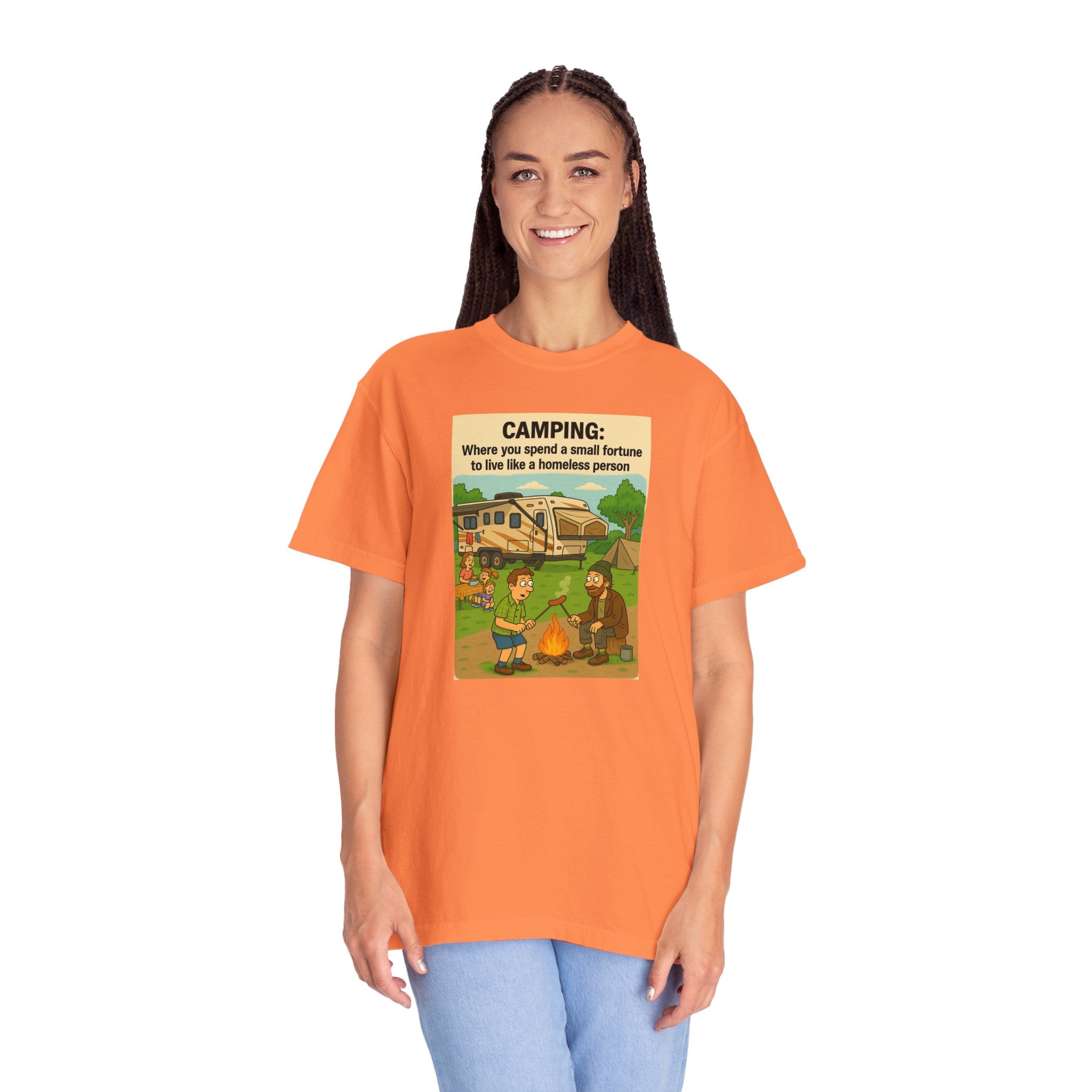 Camping Humor T-Shirt, Unisex Graphic Tee, Adventure Gift, Outdoor Lover Apparel, Funny Camping Shirt