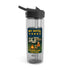 Camping Water Bottle with Inspirational Camping Quote, 20oz|25oz Camp Flask, Outdoor Gear, Travel Mug, Hiking Bottle, Adventure Gift