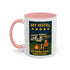 Camping-Themed Accent Coffee Mug | Perfect for RV Lovers, Campers, Travelers, Cozy Nights, Outdoor Adventures, Unique Gift Ideas