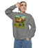 Vintage-Inspired Unisex Sweatshirt with 'High Class Trail Trash' Design