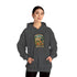 Camping Forecast Graphic Hoodie, Unisex Heavy Blend Sweatshirt, Outdoor Apparel, Weekend Getaway Gift, Nature Lover Clothing