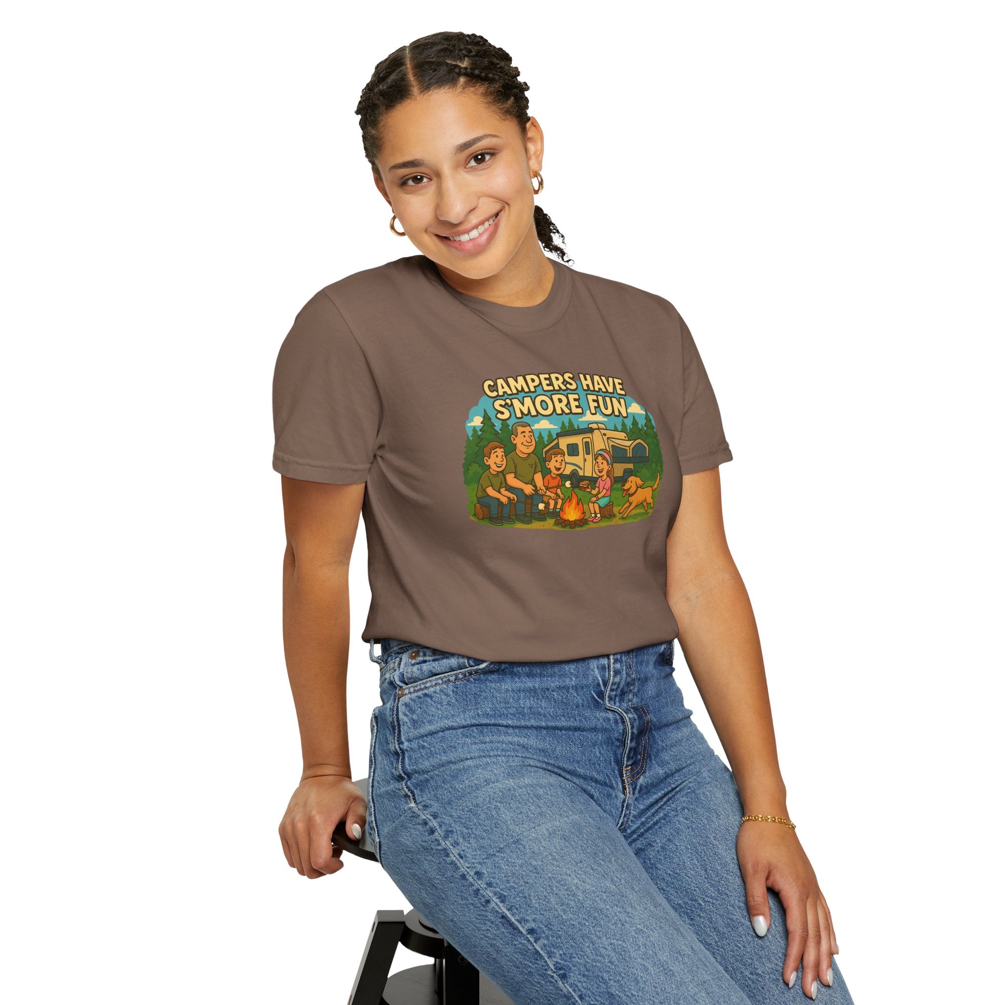 Camping T-Shirt for Outdoor Lovers, Perfect Gift for Campers, Adventure Tee, Vacation Shirt, Summer Fun Merchandise