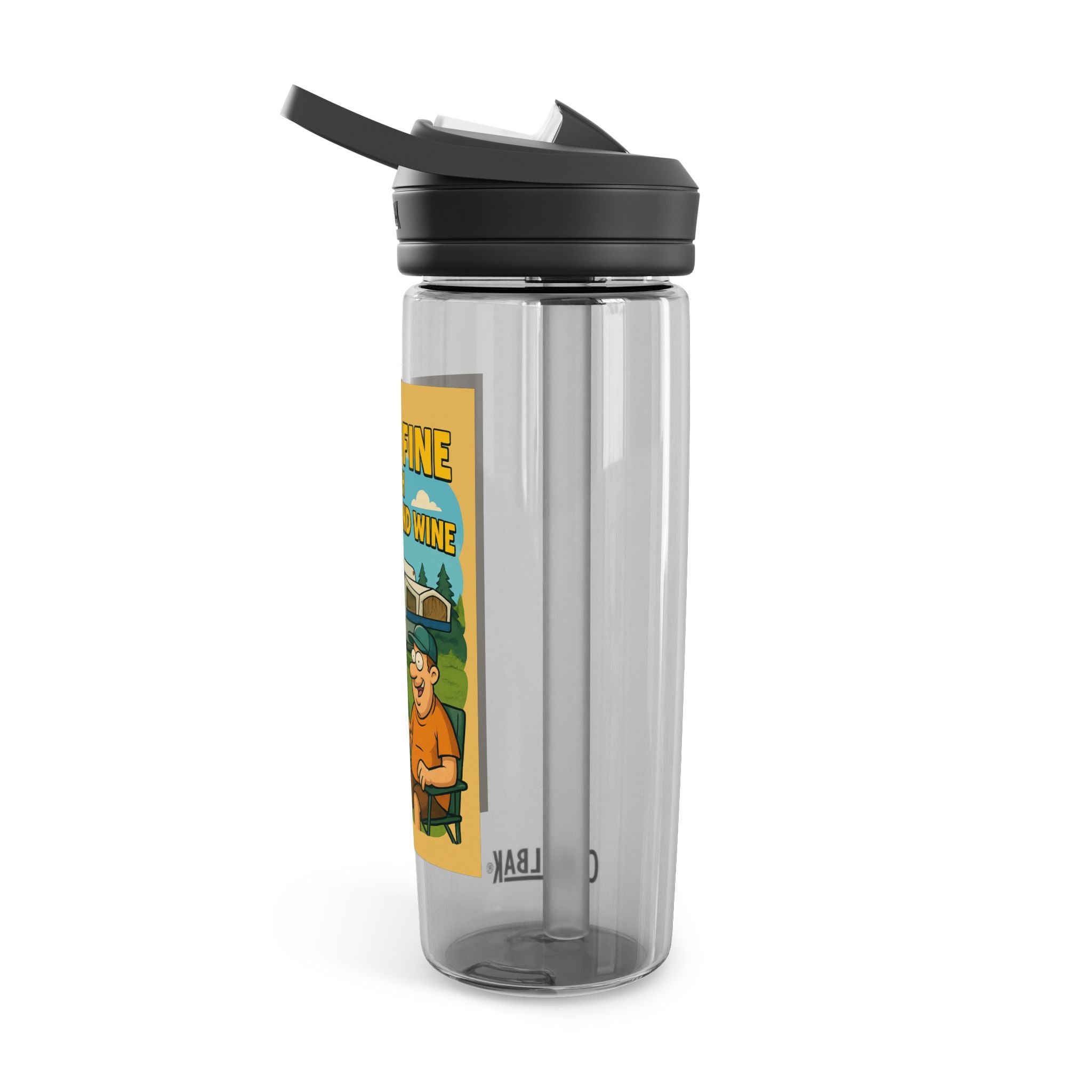 Camping & Wine Water Bottle, Outdoor Hydration, Gifts for Campers, Travel Bottle, Summer Adventures, Eco-Friendly Hydration