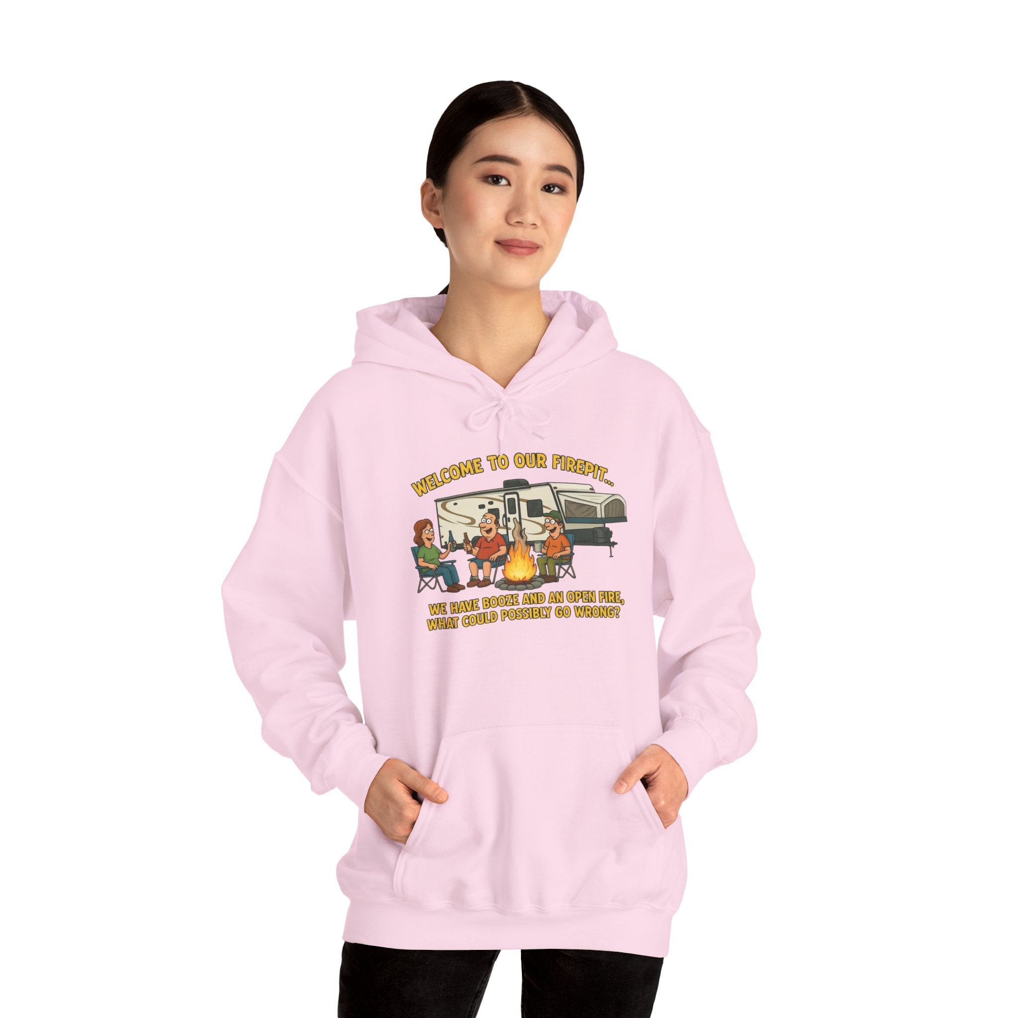 Cozy Campfire Sweatshirt | Unisex Hoodie for Outdoor Lovers, Camping Gear, Warmth for Fall, Great Gift for Nature Enthusiasts
