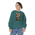 Cozy Unisex Garment-Dyed Sweatshirt with Retro Design, Perfect for Relaxing, Gift for Friends, Casual Wear, Fall Fashion, Warm Layer