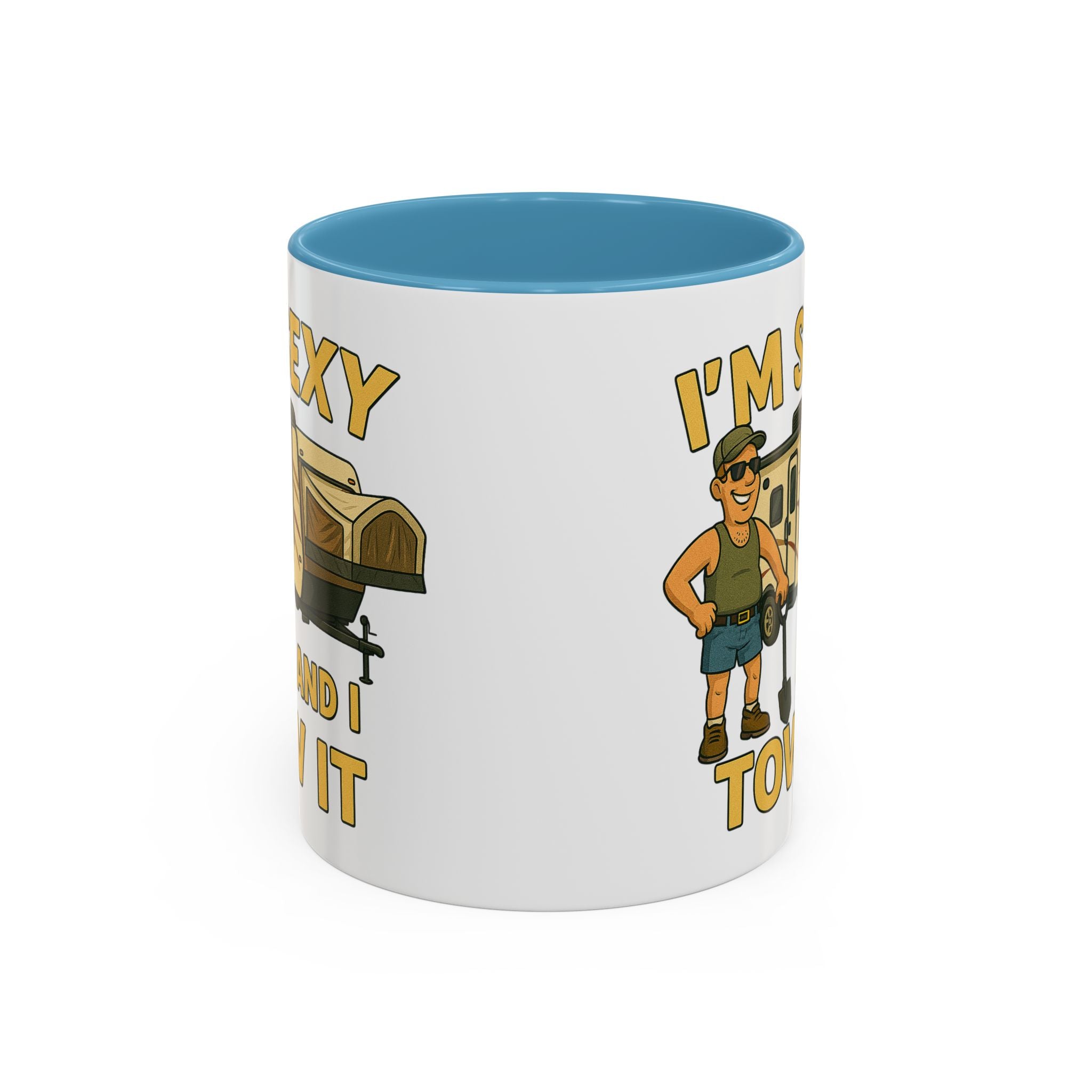 Playful Camping Mug, Funny Coffee Cup, Camper Gift, RV Lover's Accessory, Outdoor Adventure Mug