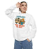 Camping Wine Sweatshirt | Unisex Garment-Dyed Pullover | Cozy Gift for Campers | Outdoor Adventures Apparel | Relaxed Fit Top
