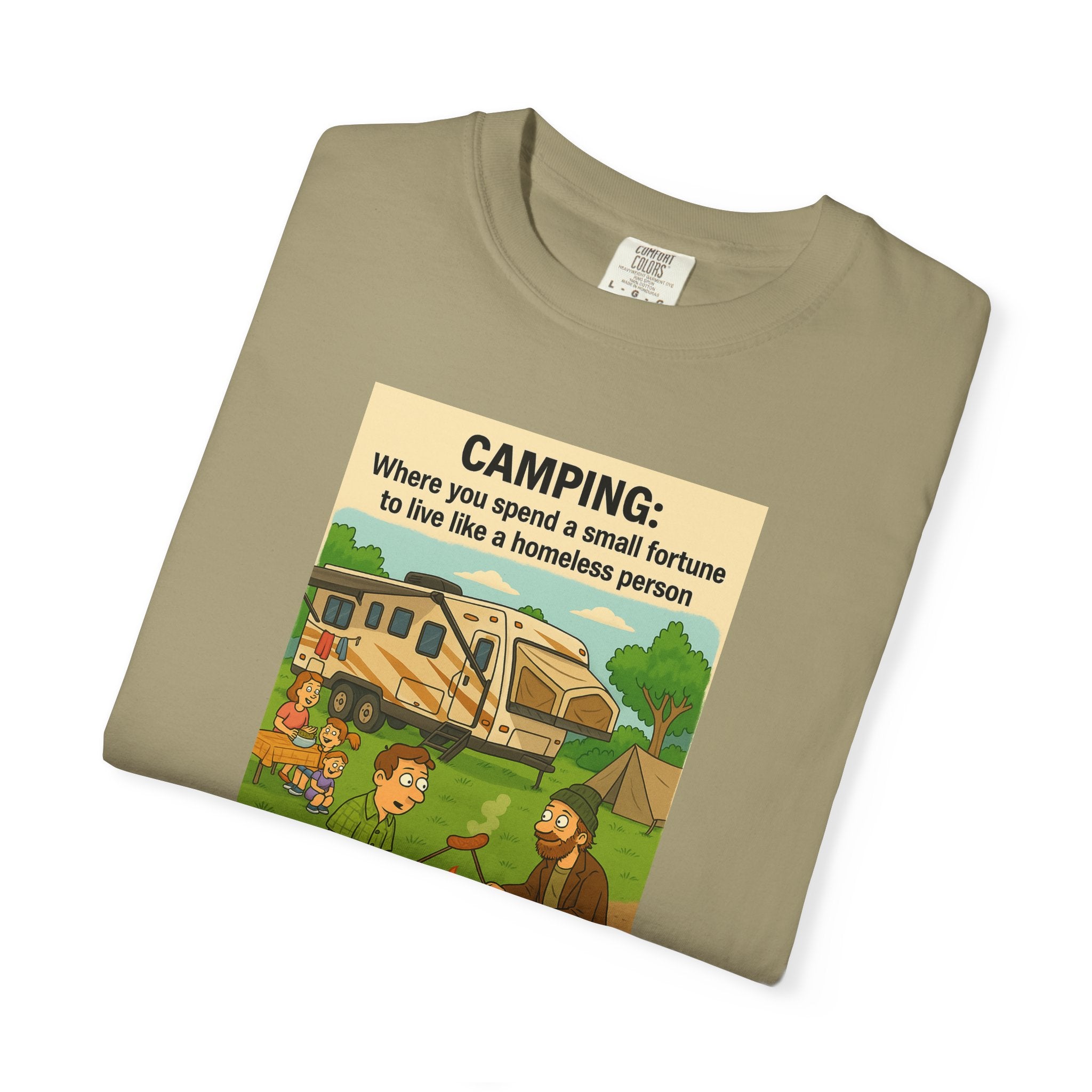 Camping Humor T-Shirt, Unisex Graphic Tee, Adventure Gift, Outdoor Lover Apparel, Funny Camping Shirt