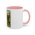 High Class Trailer Trash Coffee Mug - Fun Campfire Ceramic Tea Cup
