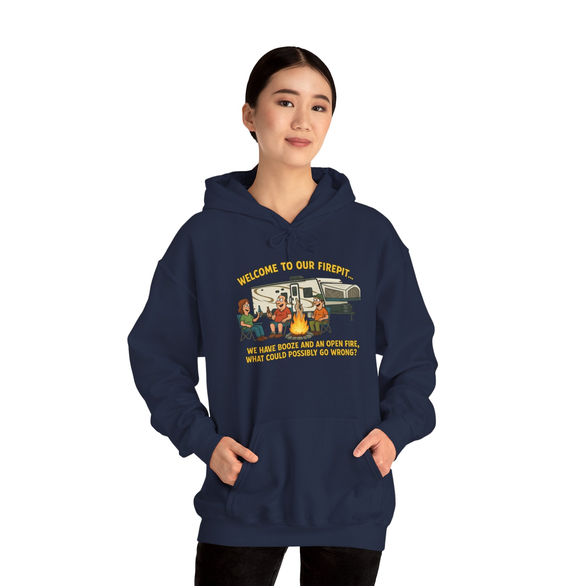 Cozy Campfire Sweatshirt | Unisex Hoodie for Outdoor Lovers, Camping Gear, Warmth for Fall, Great Gift for Nature Enthusiasts