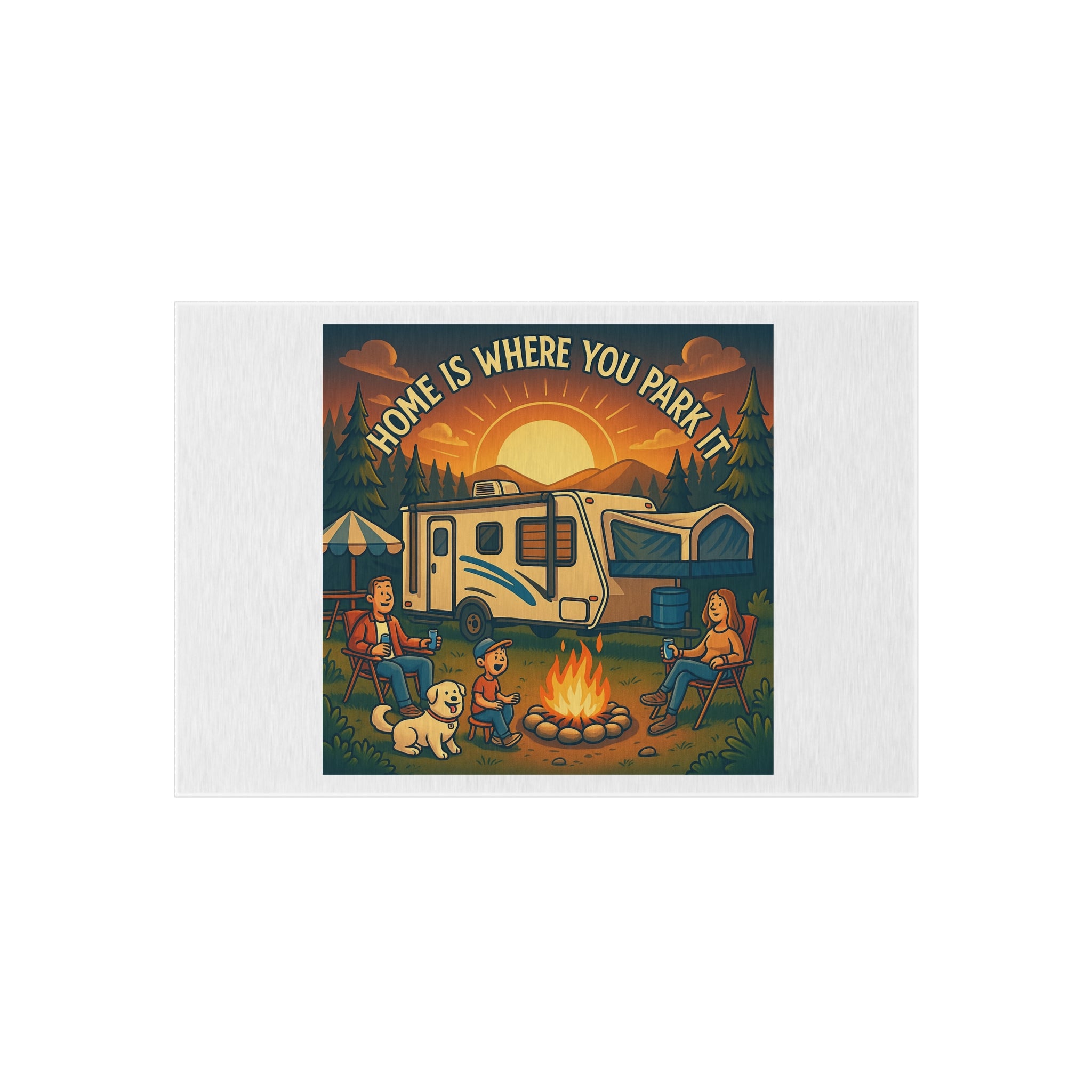 Cozy Outdoor Rug - Perfect for Camping, RVing, Patios, Home Decor, Bohemian Style