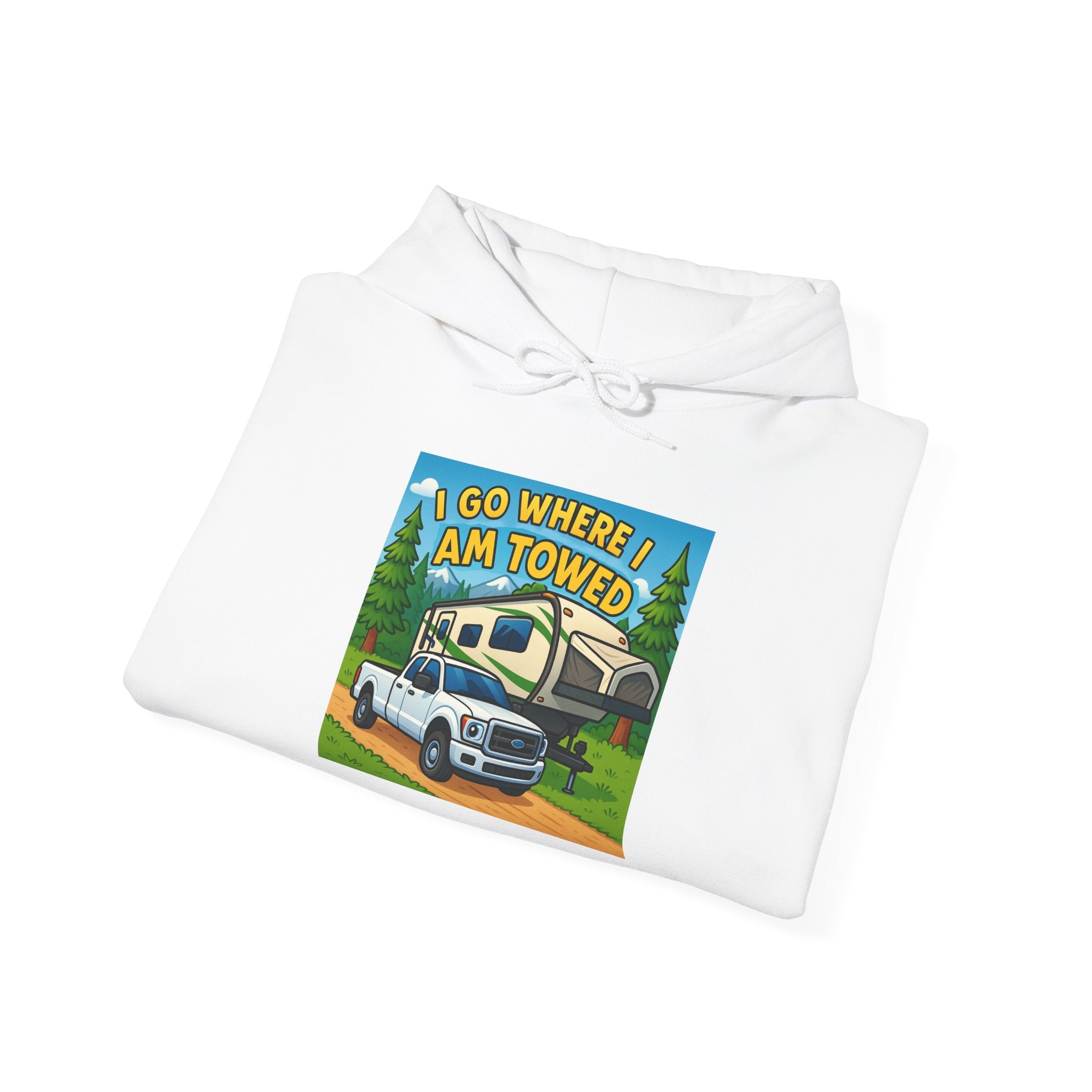 Adventure-Themed Hooded Sweatshirt - Perfect for Travel Enthusiasts, Camper Gifts, Cozy Outings, Outdoor Activities, Road Trip Essentials