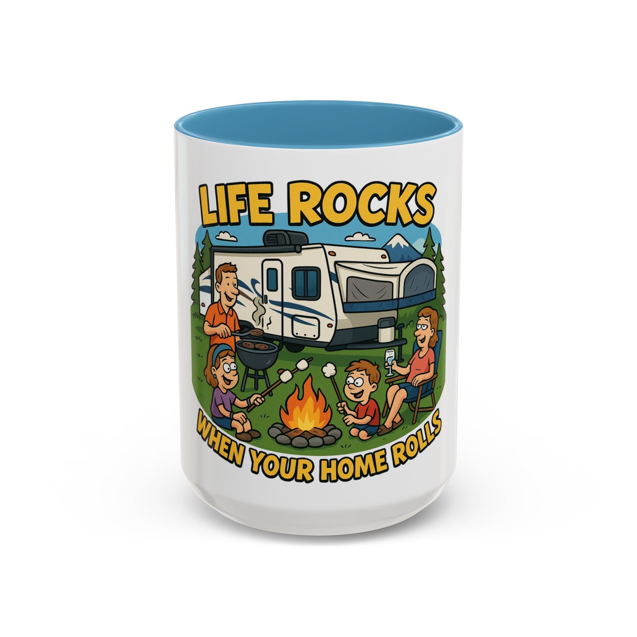 Camping Life Coffee Mug - Adventure Lover Gift, RV Travel Mug, Cozy Campfire Vibes, Perfect for Outdoor Enthusiasts, Gift for Dad